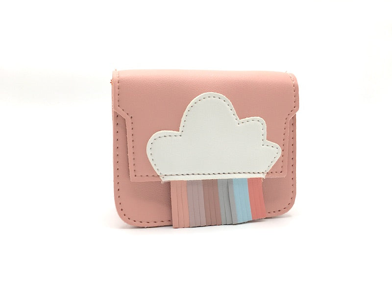 Bolso nube color rosa para niña