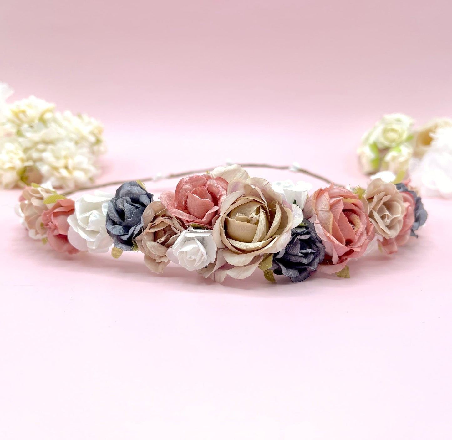 Pack 2 Coronitas de flores Inverness