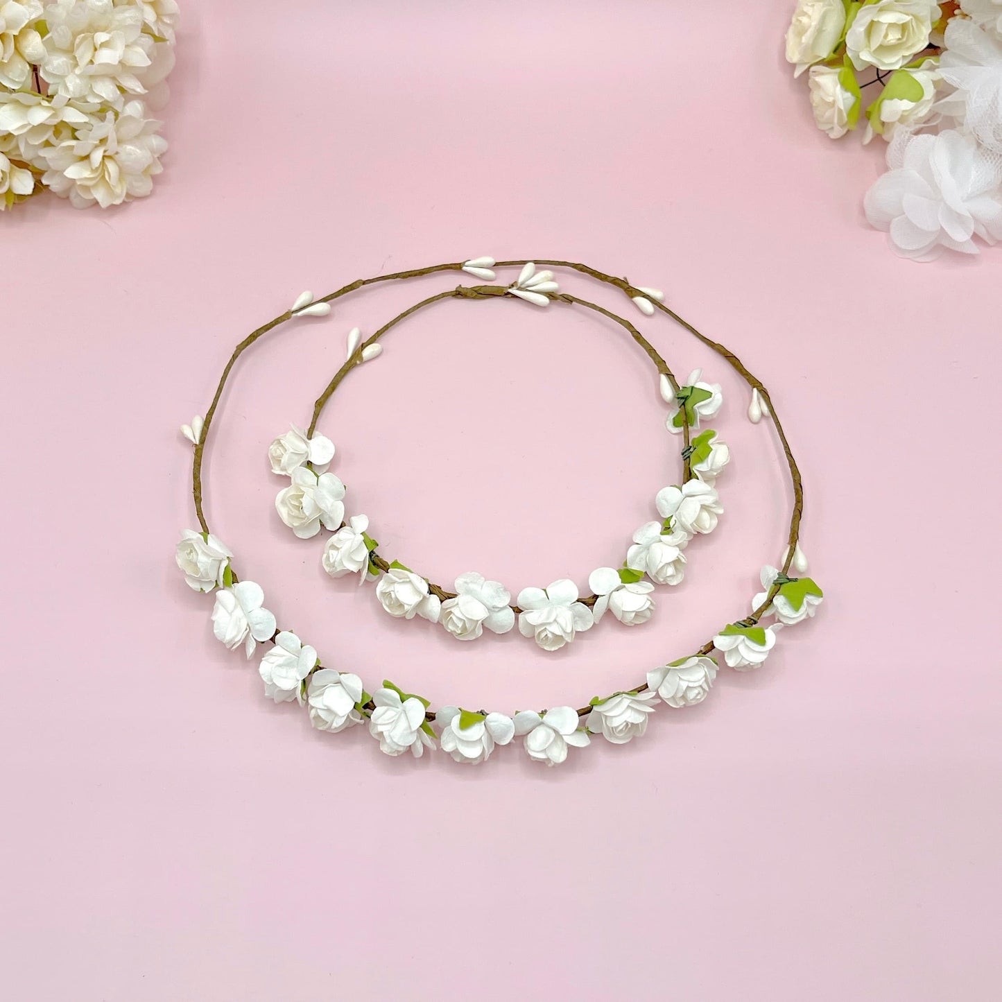 Pack 2 coronitas de flores POP CORN