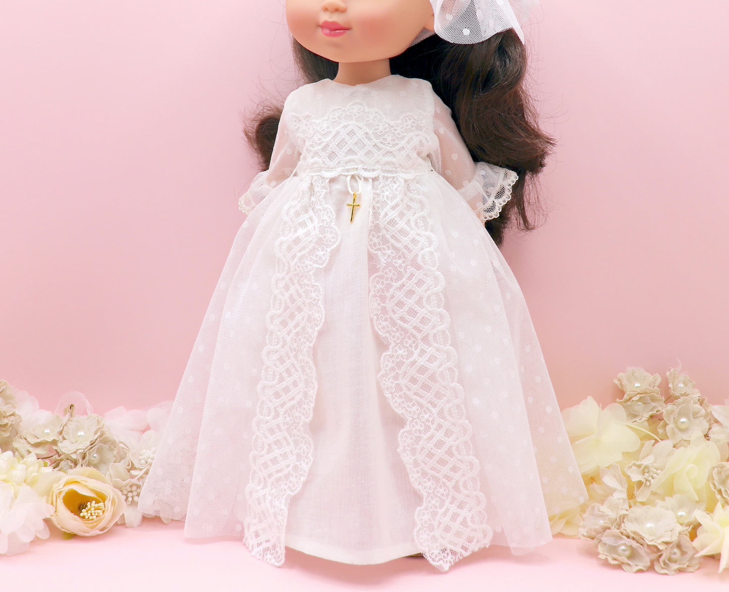 Vestido comunión muñeca Catalina