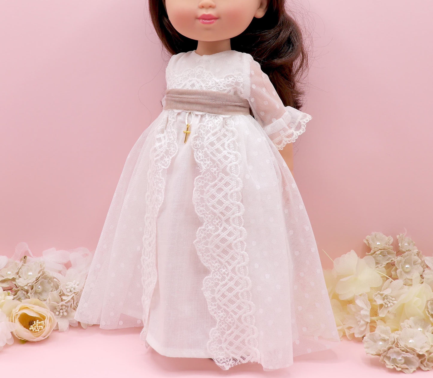 Vestido comunión muñeca Catalina