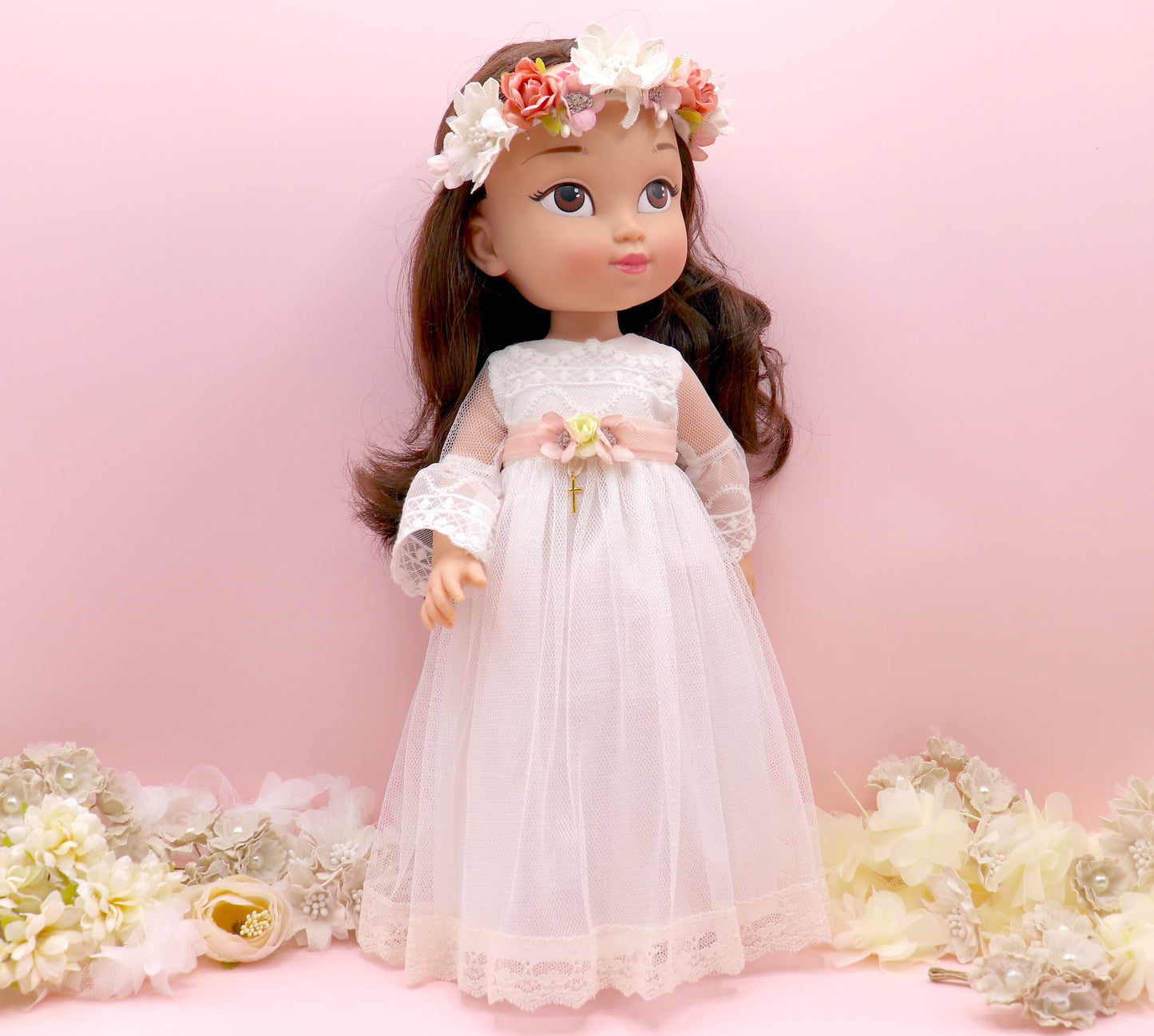 Muñeca de comunión personalizada con vestido Isabella