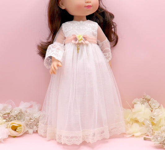 Vestido comunión muñeca Isabella