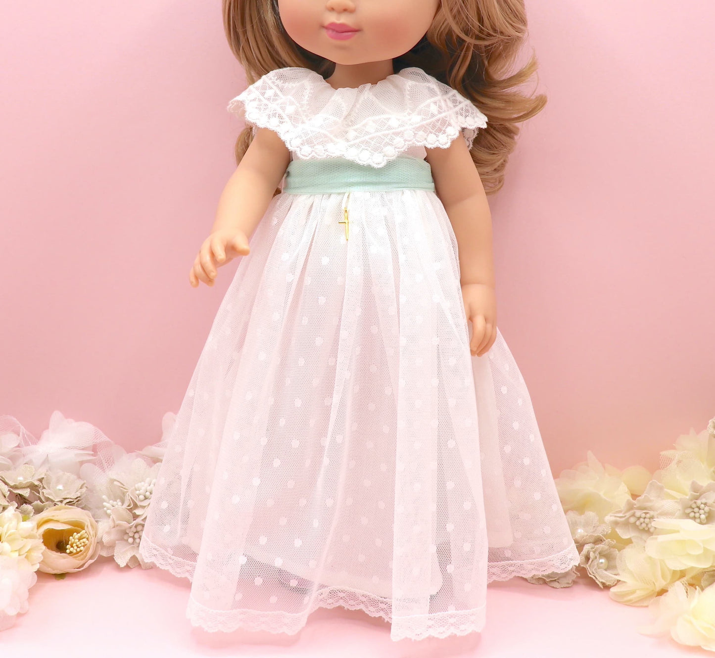 Vestido comunión muñeca Eloisa
