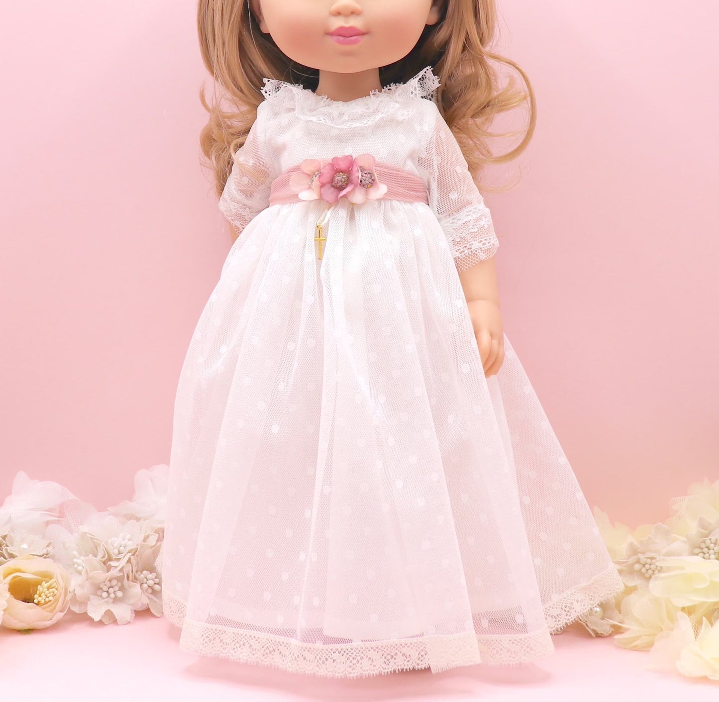 Vestido comunión muñeca Gala