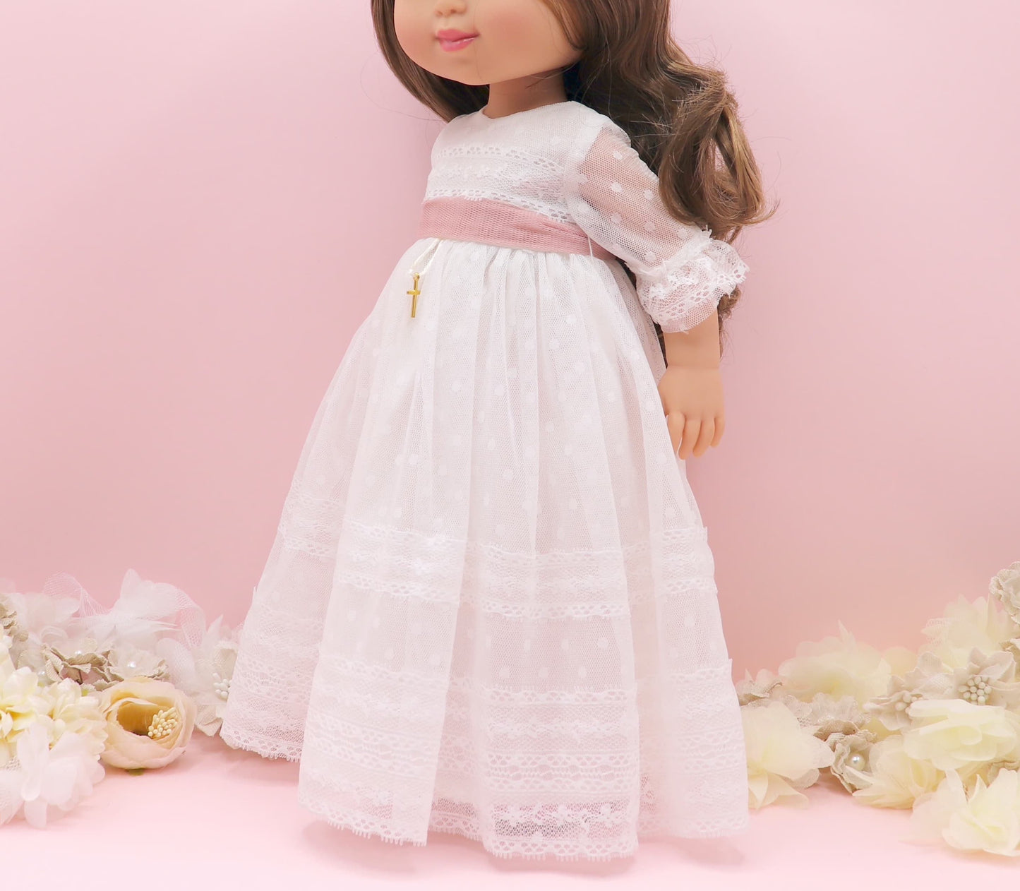 Vestido comunión muñeca Constantine