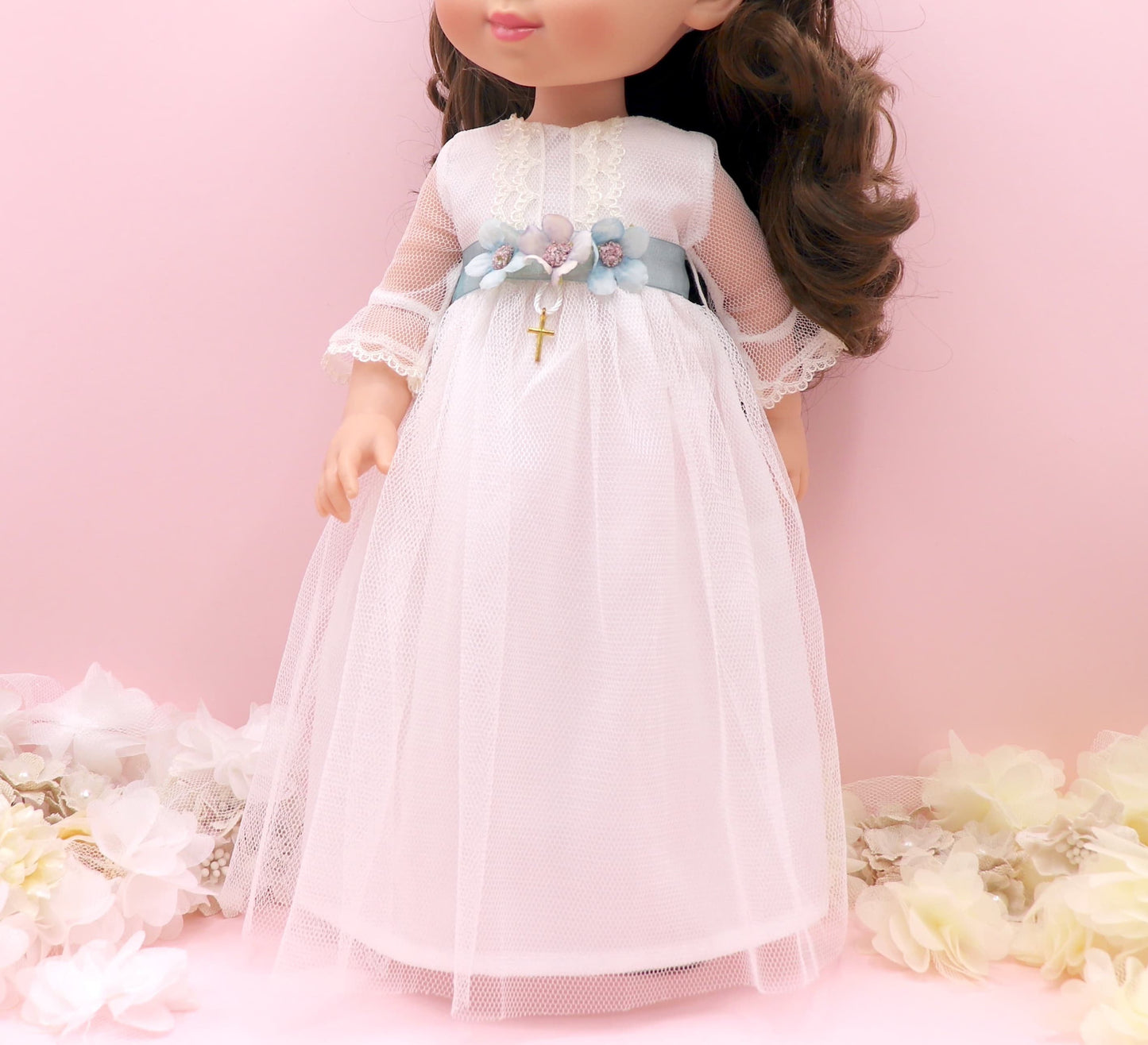 Vestido comunión muñeca Atenea