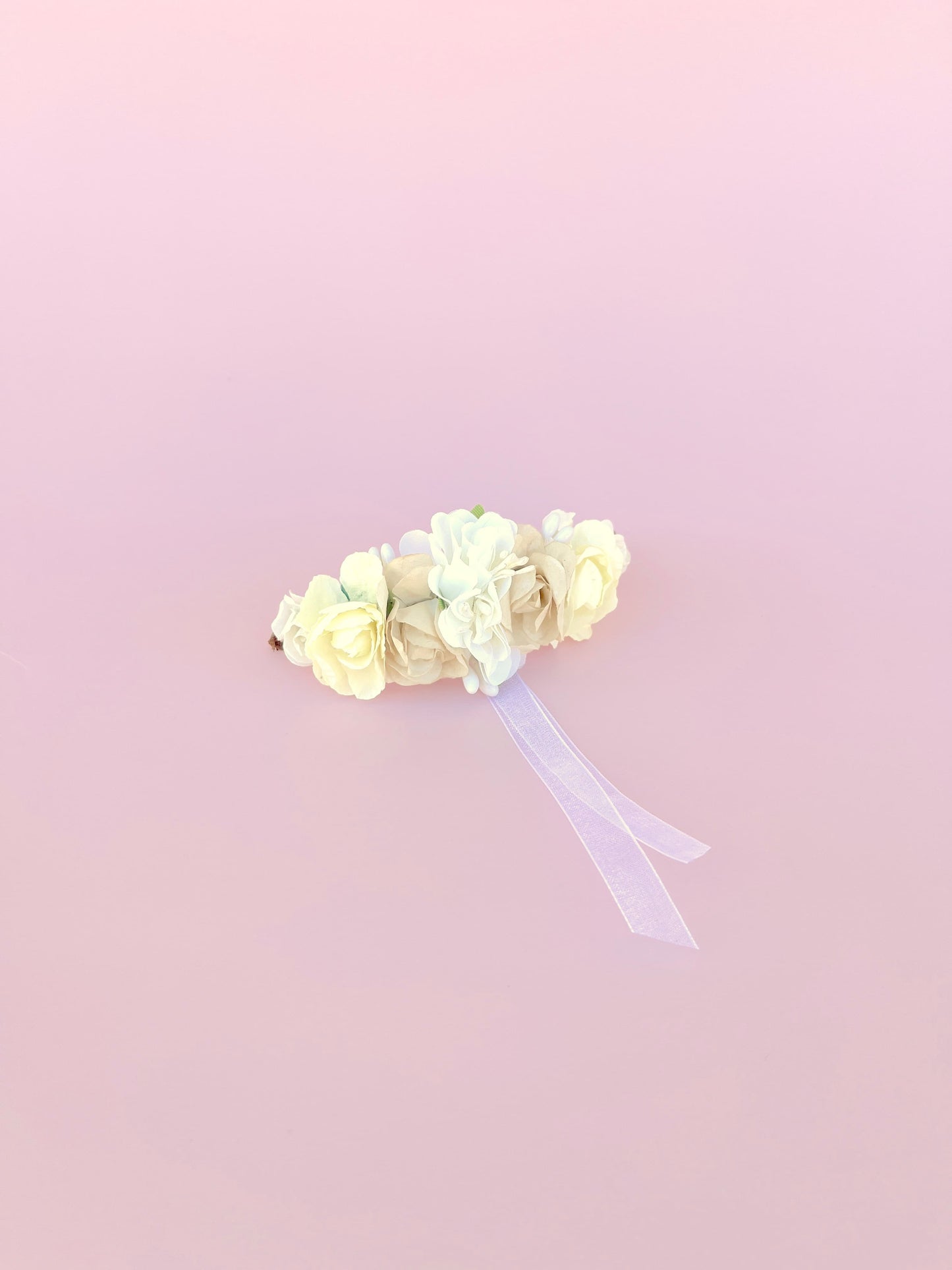 Tocado ANAIS muñeca - crudo