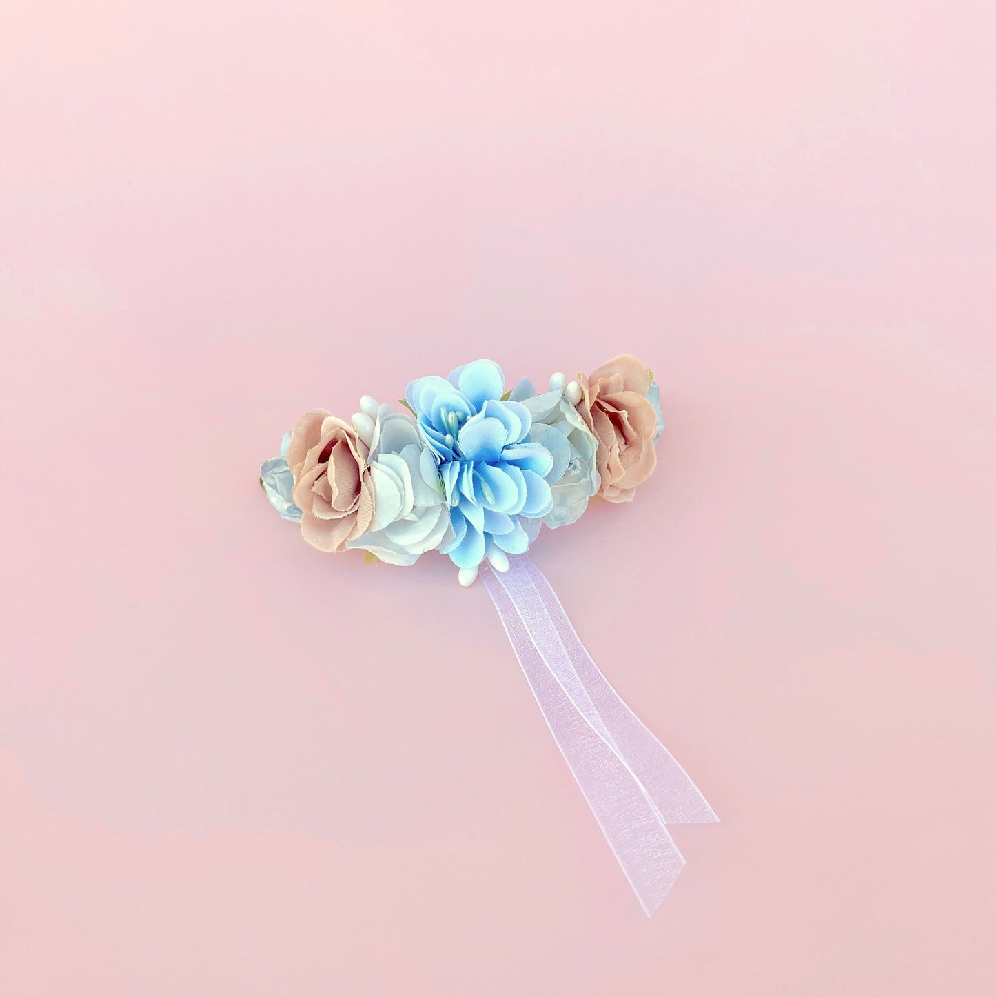 Cocar de boneca ANAIS - azul claro