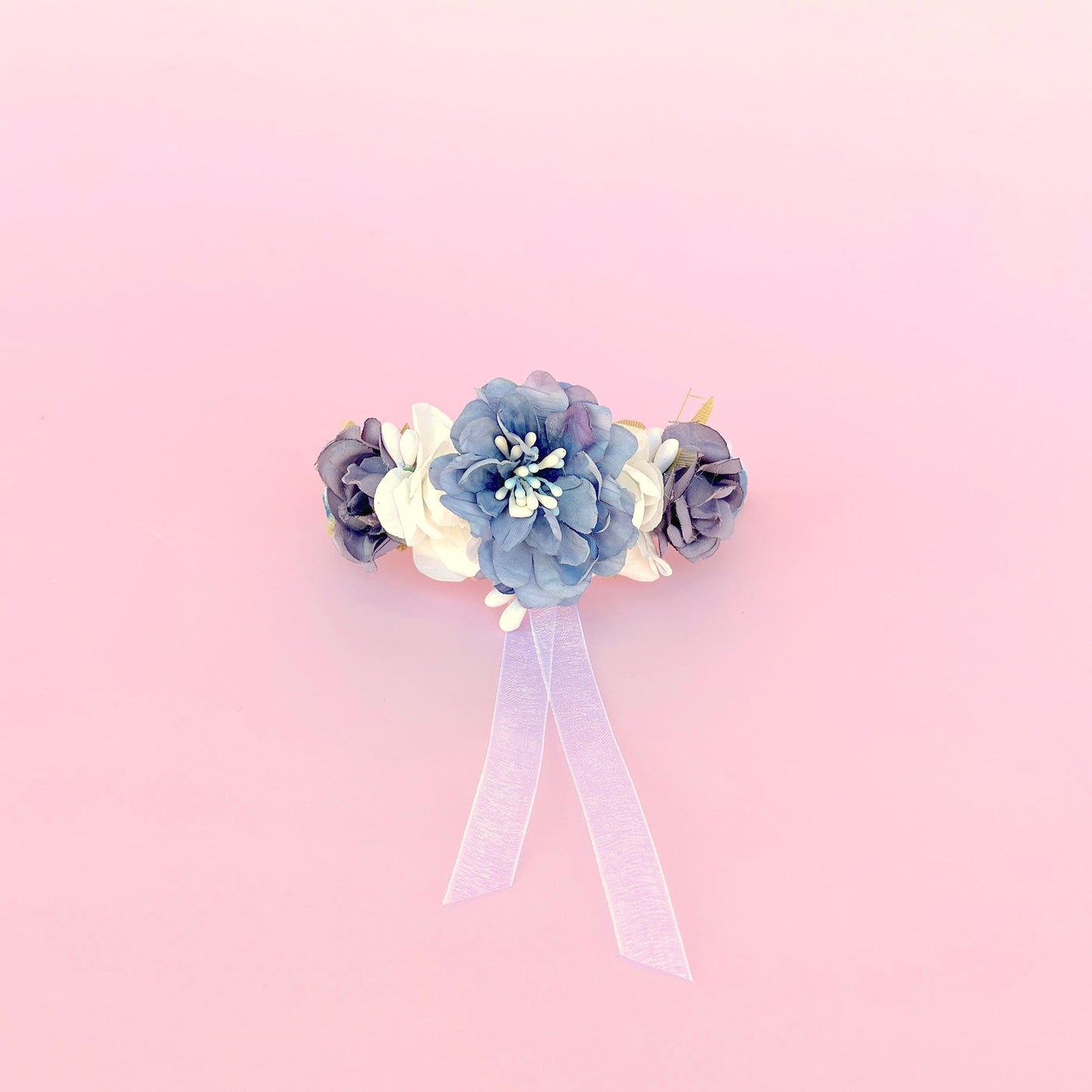 Cocar de boneca ANAIS - azul índigo