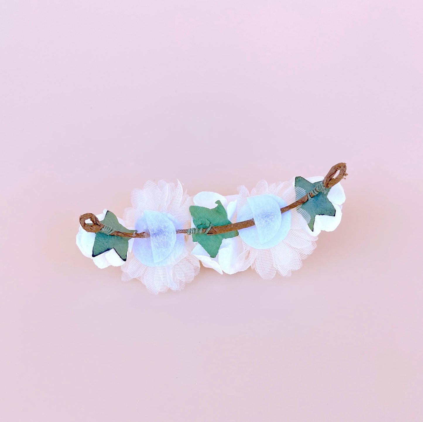 Tocado ROCHAS muñeca - Blanco