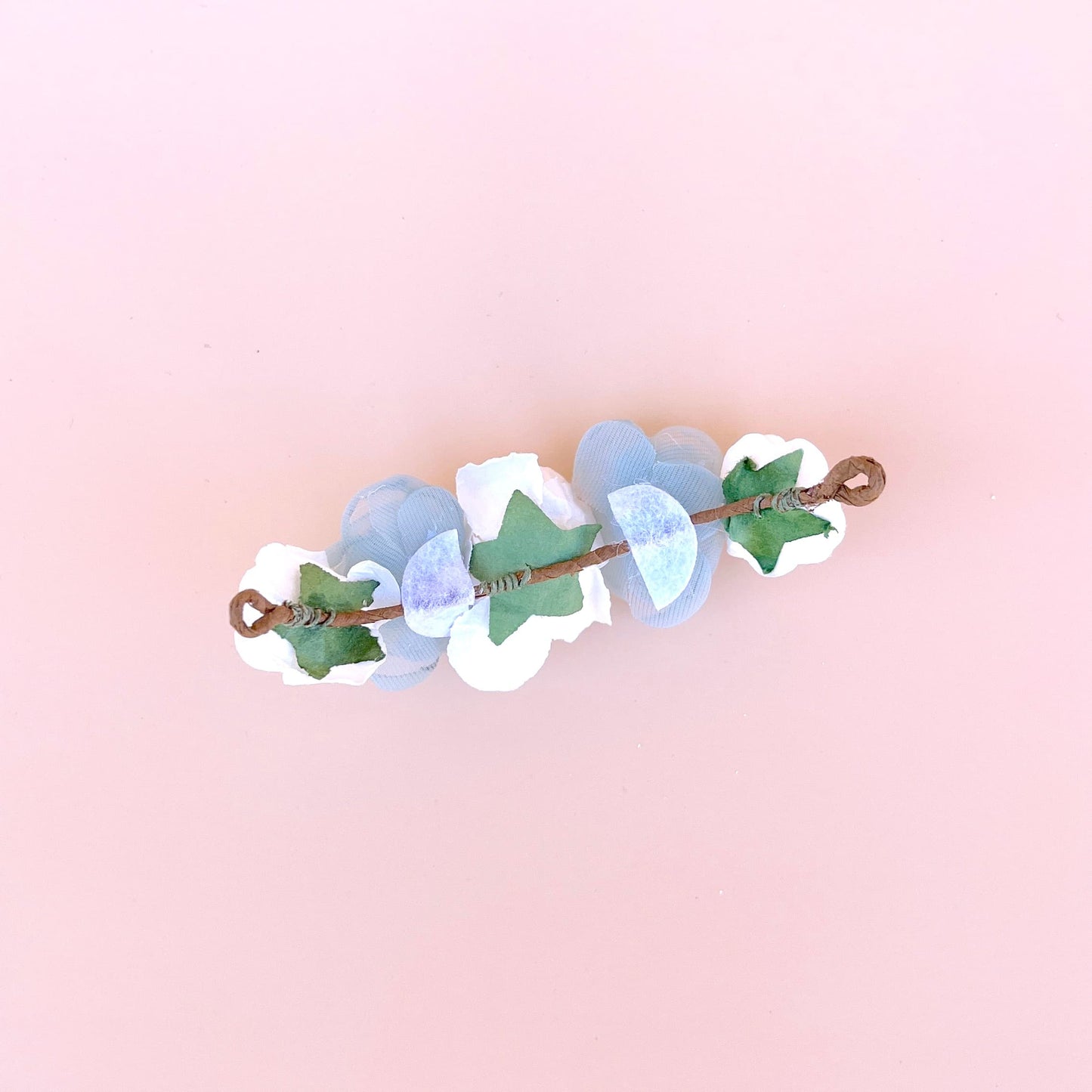 Tocado ROCHAS muñeca - Agua y blanco