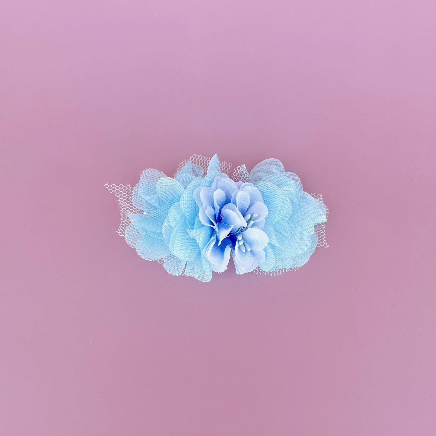 Clipe de boneca CHIEF AND TULLE - azul claro