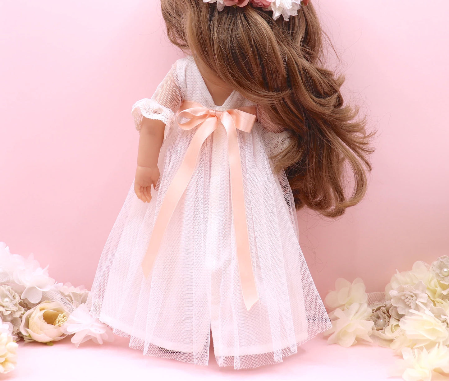 Vestido comunión muñeca Olympia Natural