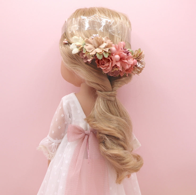 Coleta elegance- peinado muñeca