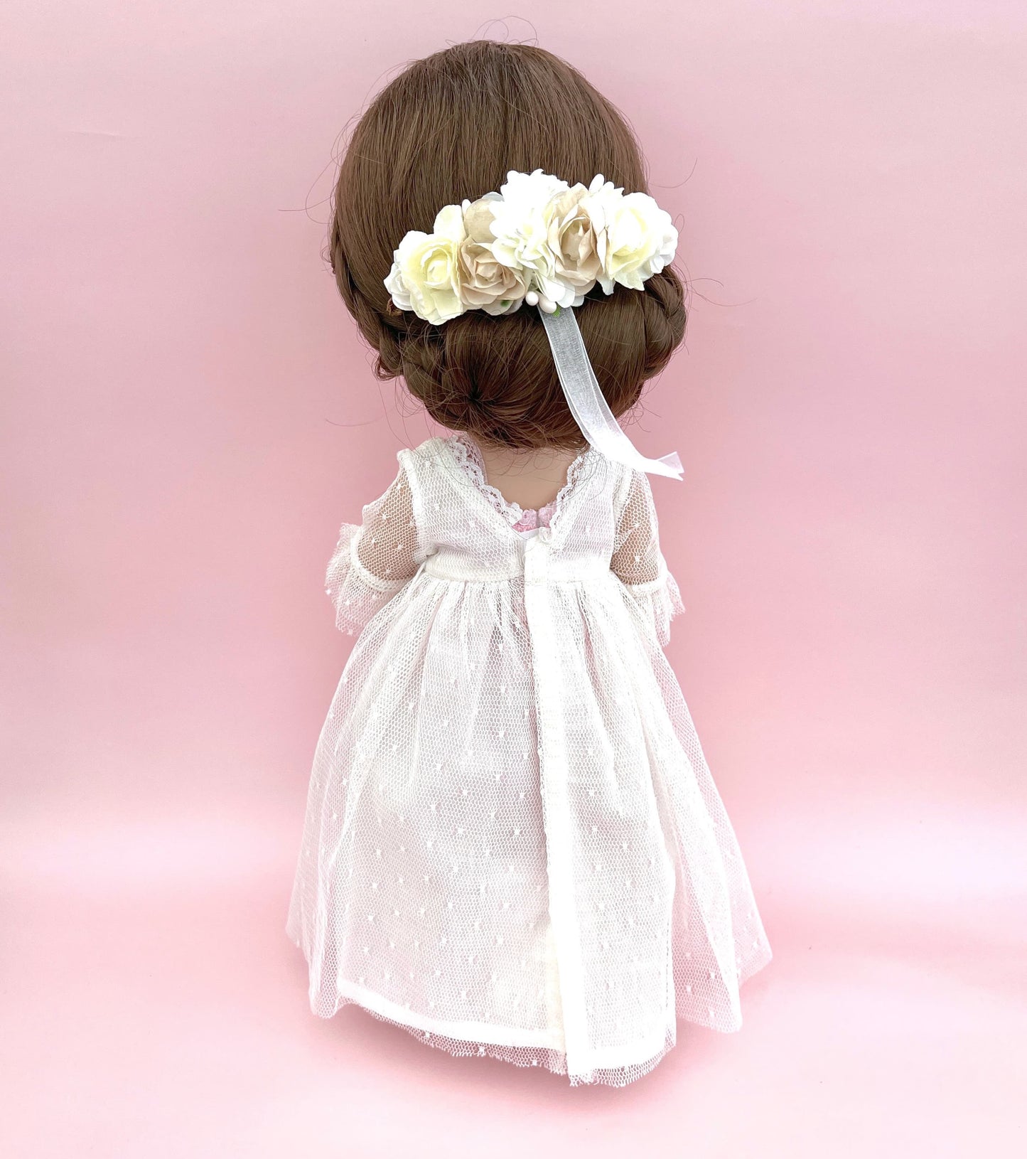 Tocado ANAIS muñeca - crudo