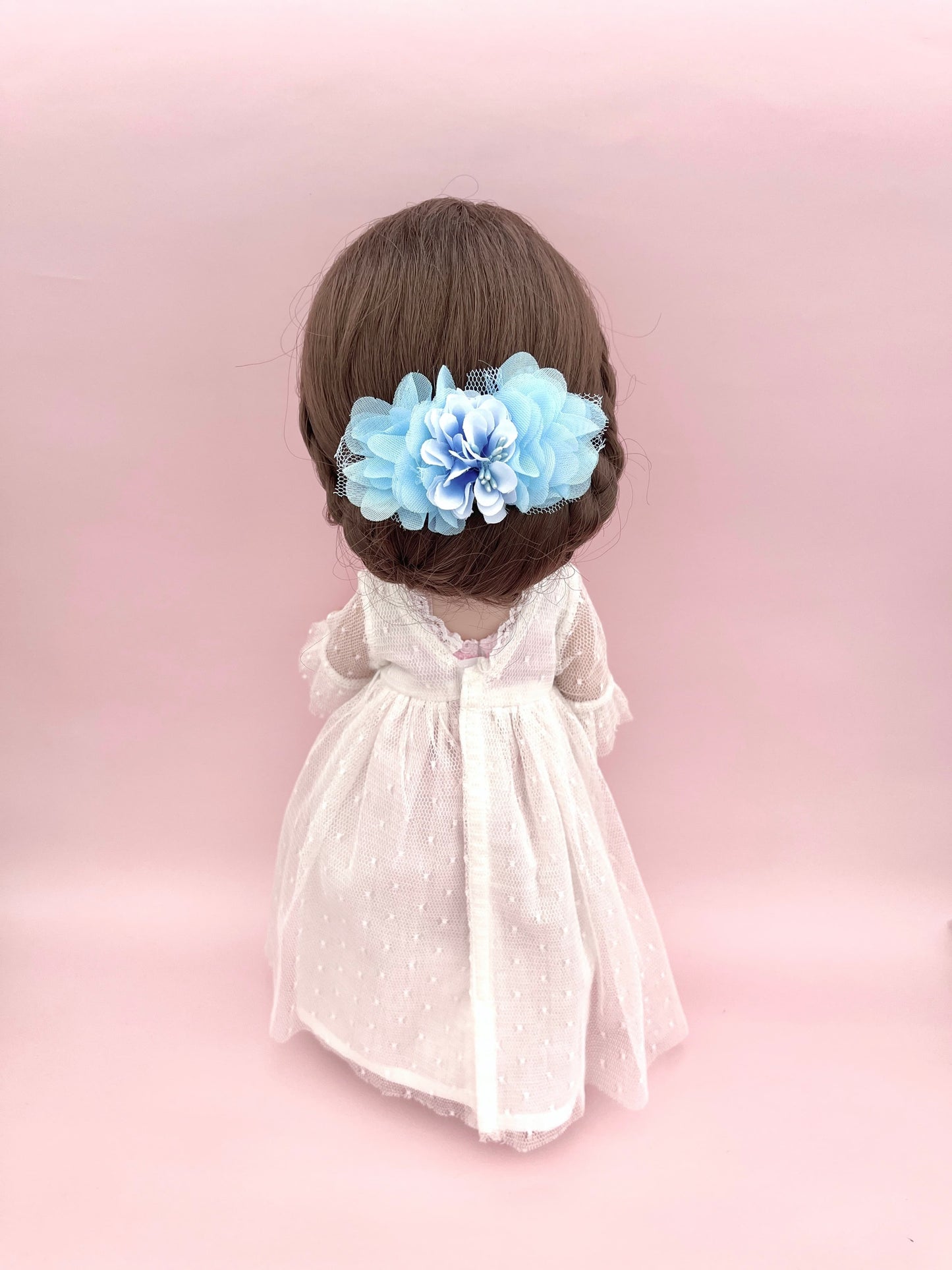 Clipe de boneca CHIEF AND TULLE - azul claro