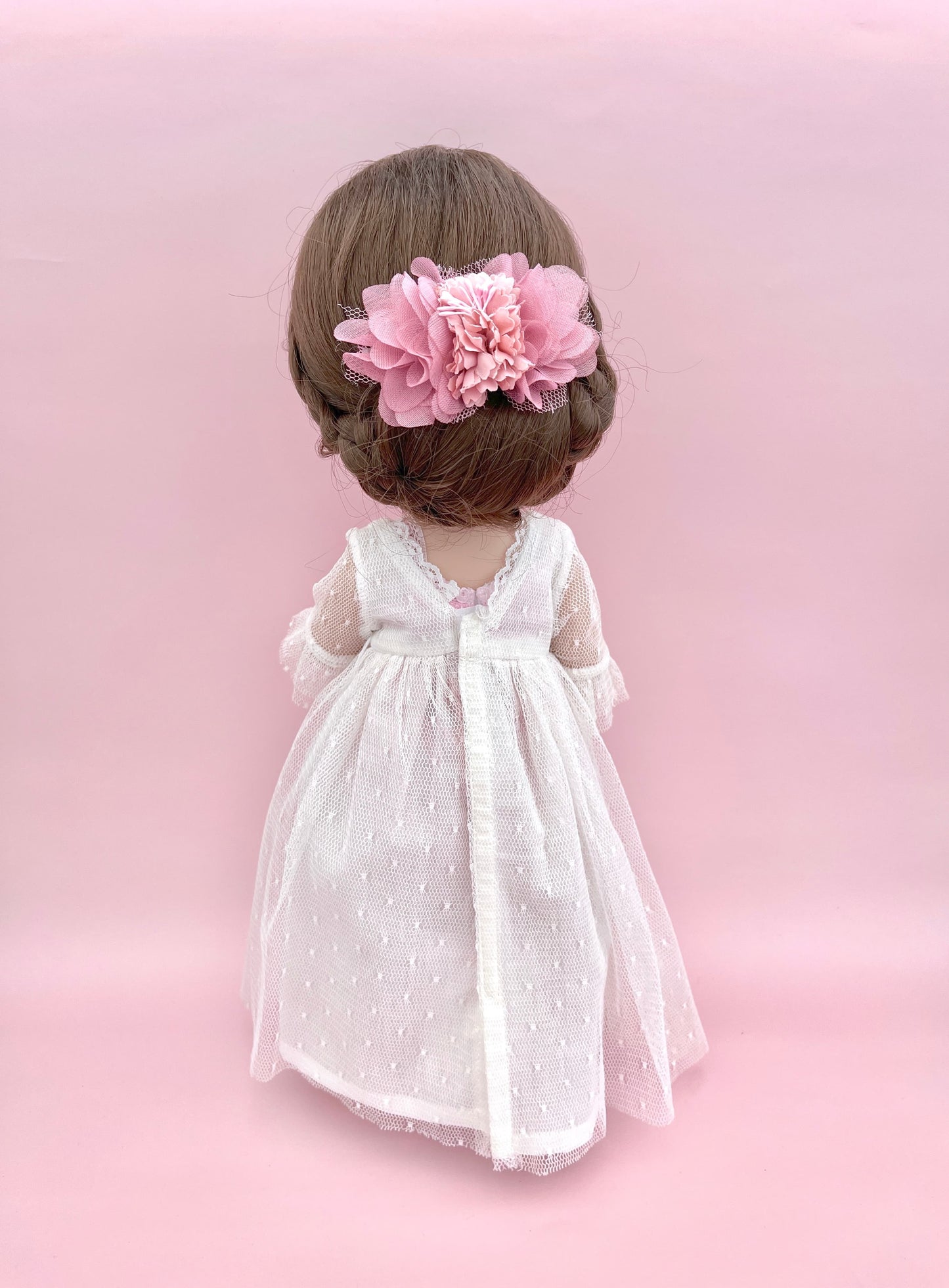 Pinza GASA Y TUL muñeca - rosa Francia