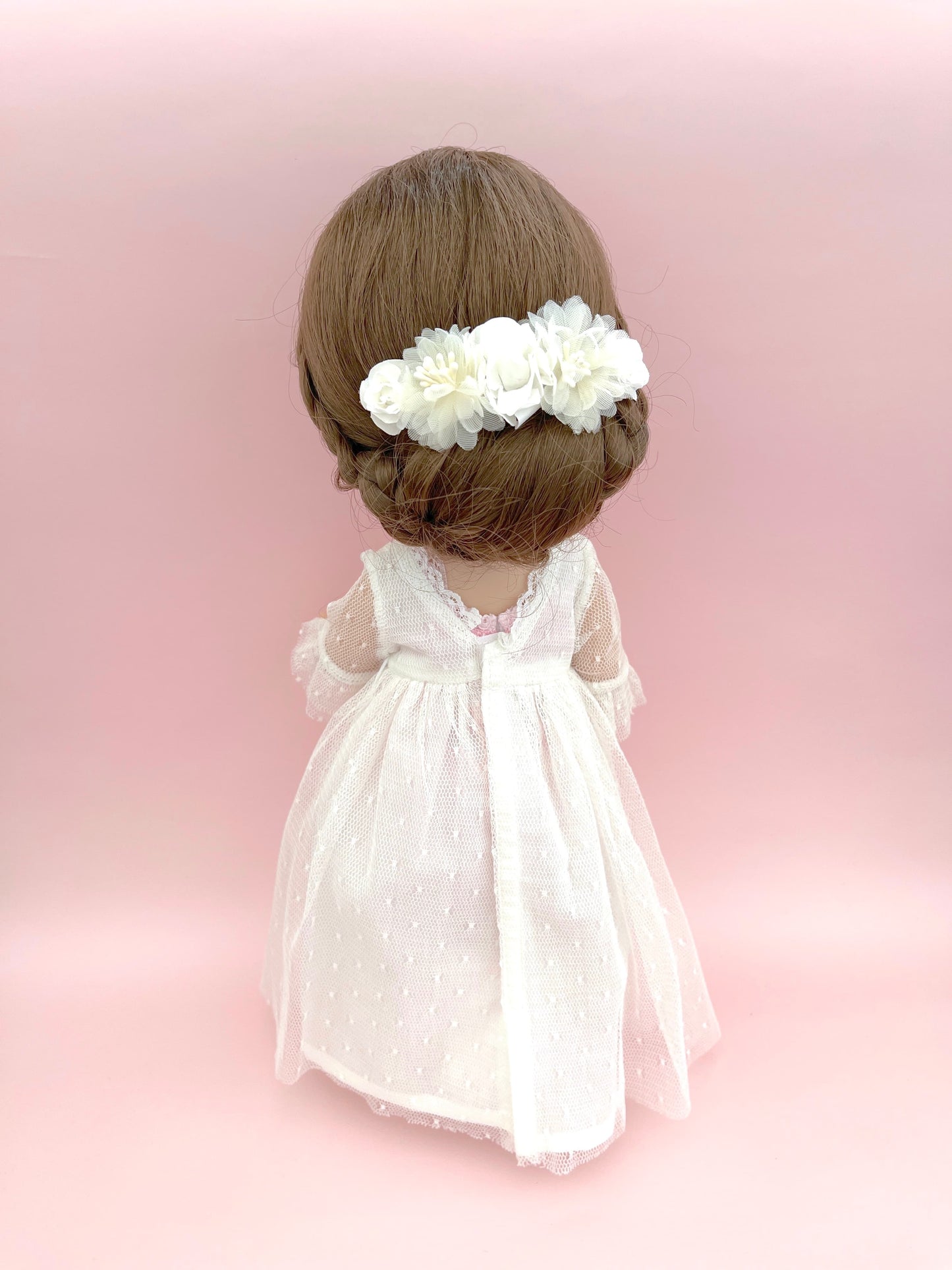 Tocado ROCHAS muñeca - Blanco