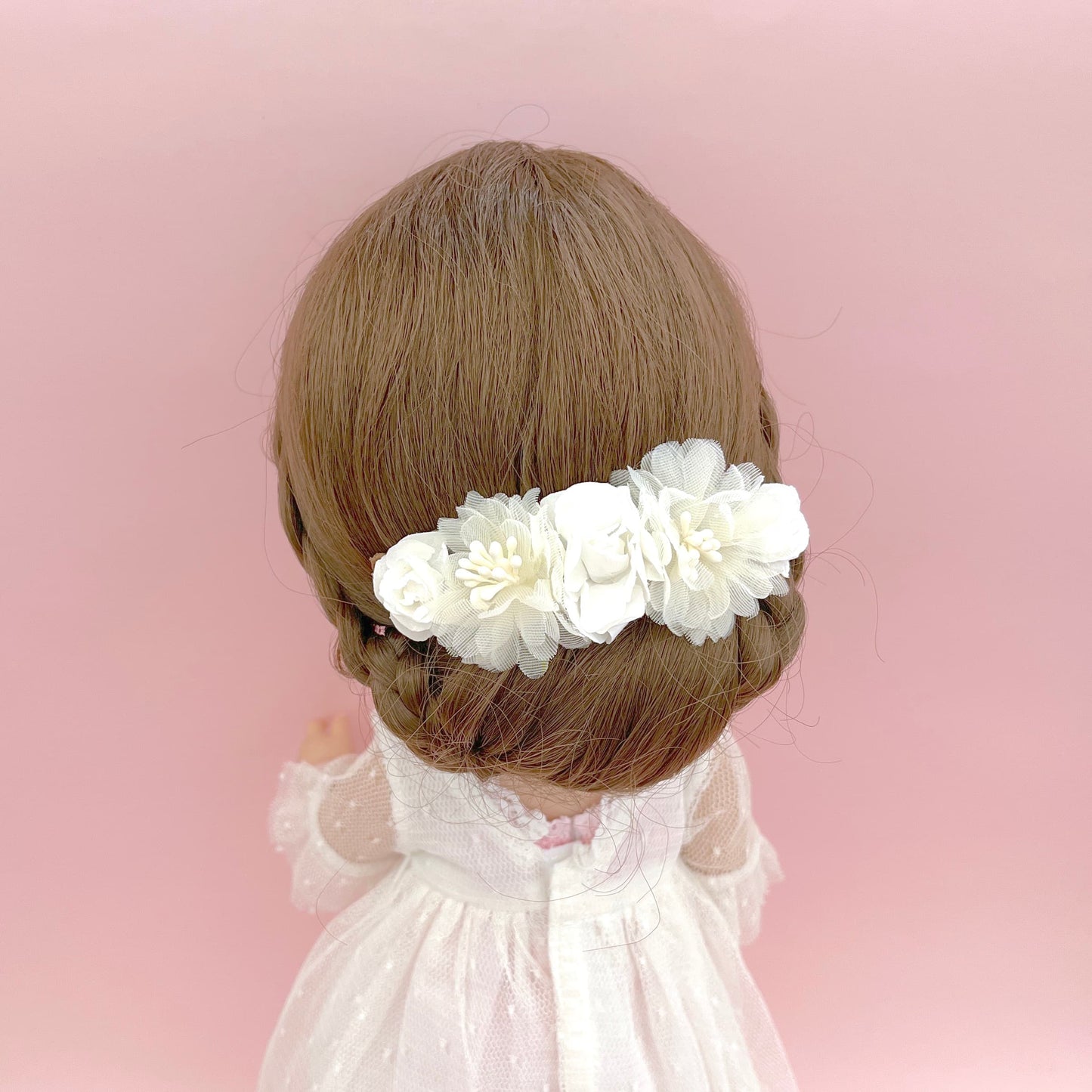 Tocado ROCHAS muñeca - Blanco
