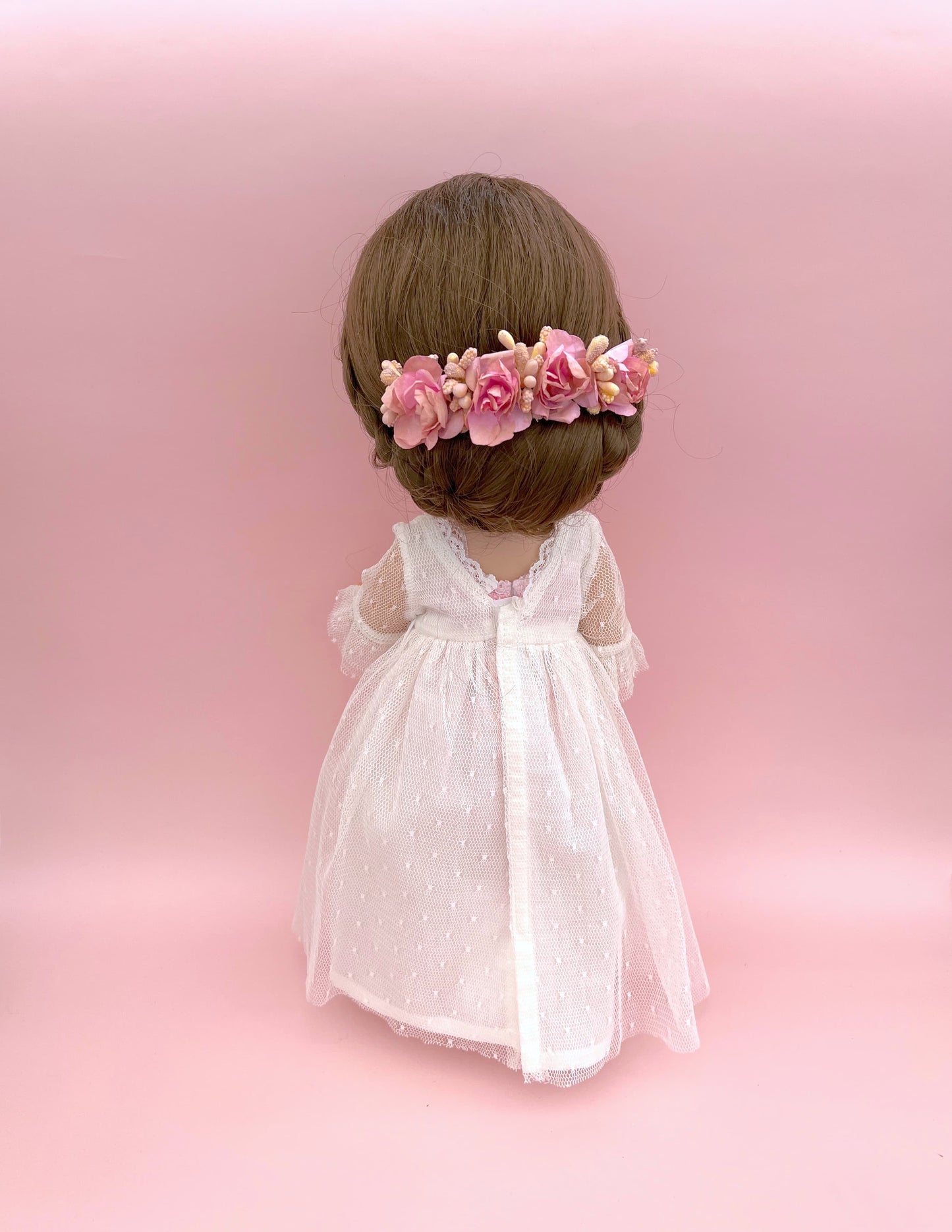 Tocado PISTILLOS muñeca - rosa Francia