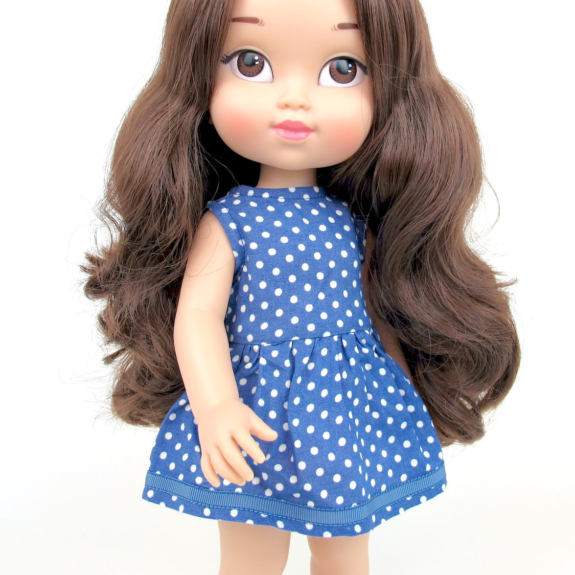 Vestido de verano de lunares – Muñeca