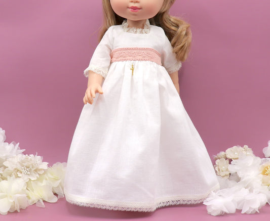 Vestido comunión muñeca Serena