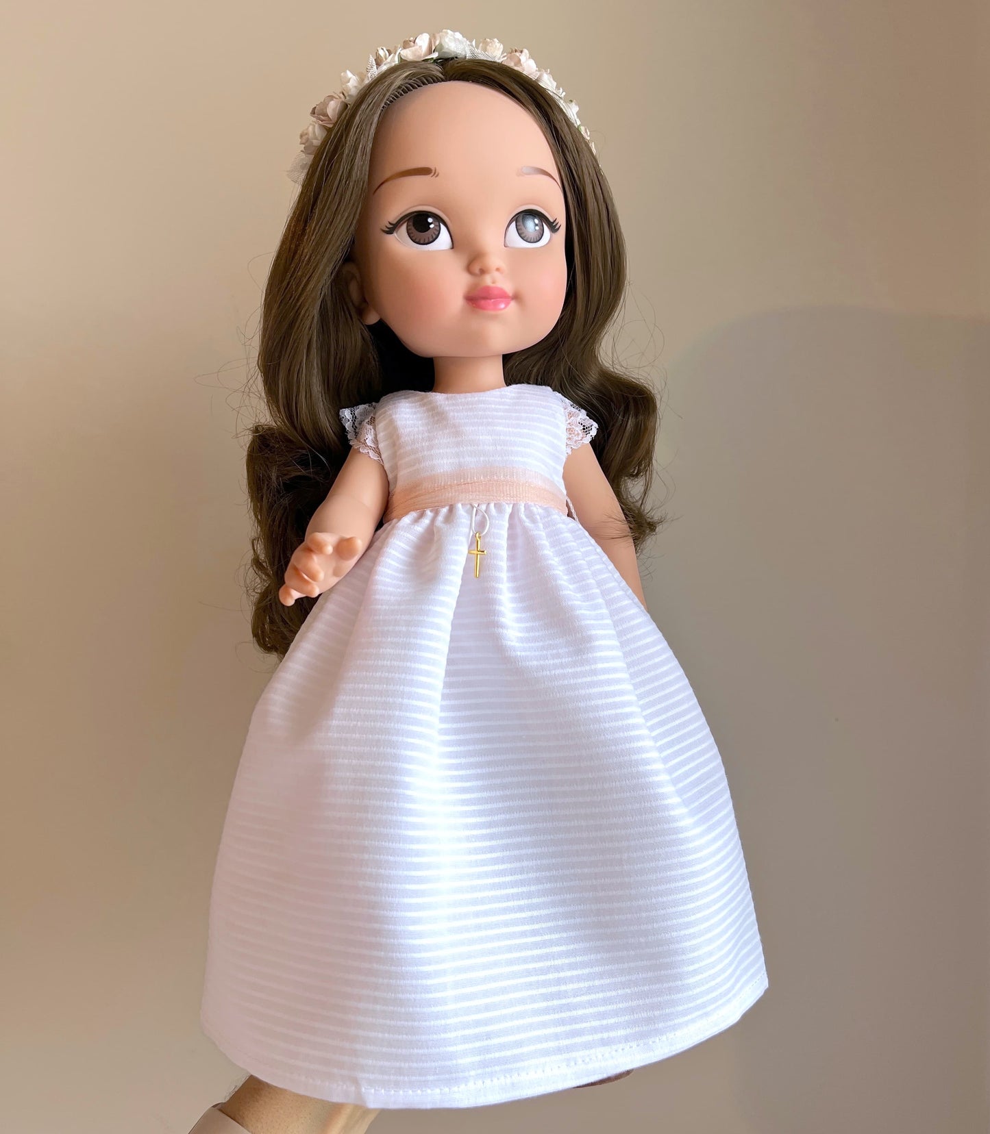 Muñeca de comunión personalizada con vestido Covadonga