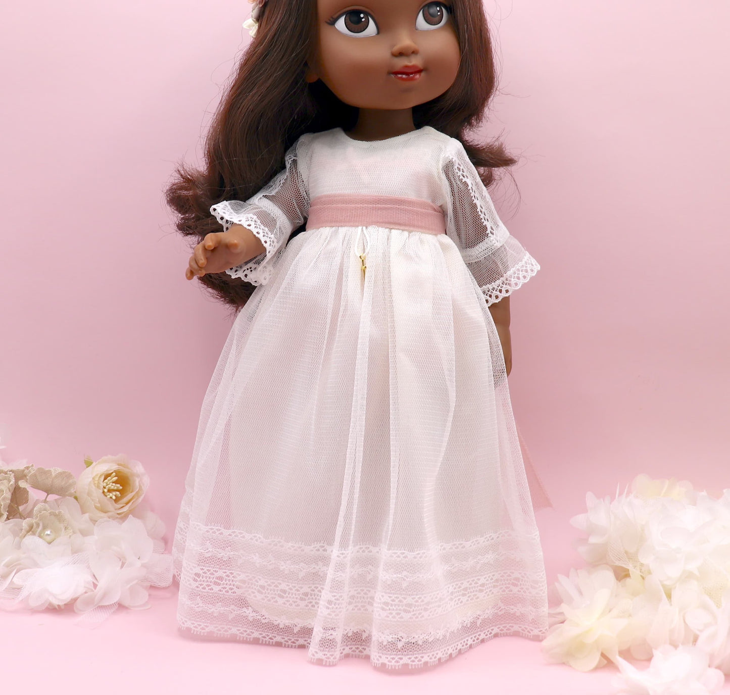 Vestido comunión muñeca Isis
