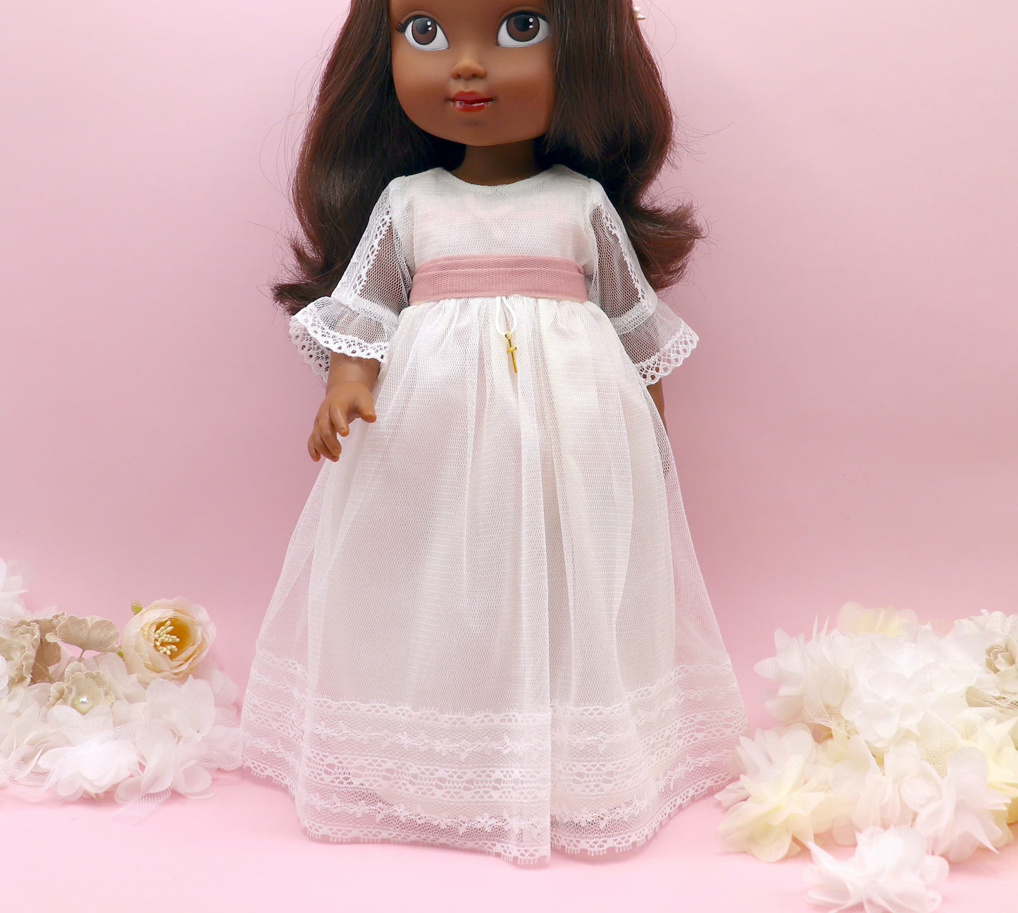 Vestido comunión muñeca Isis