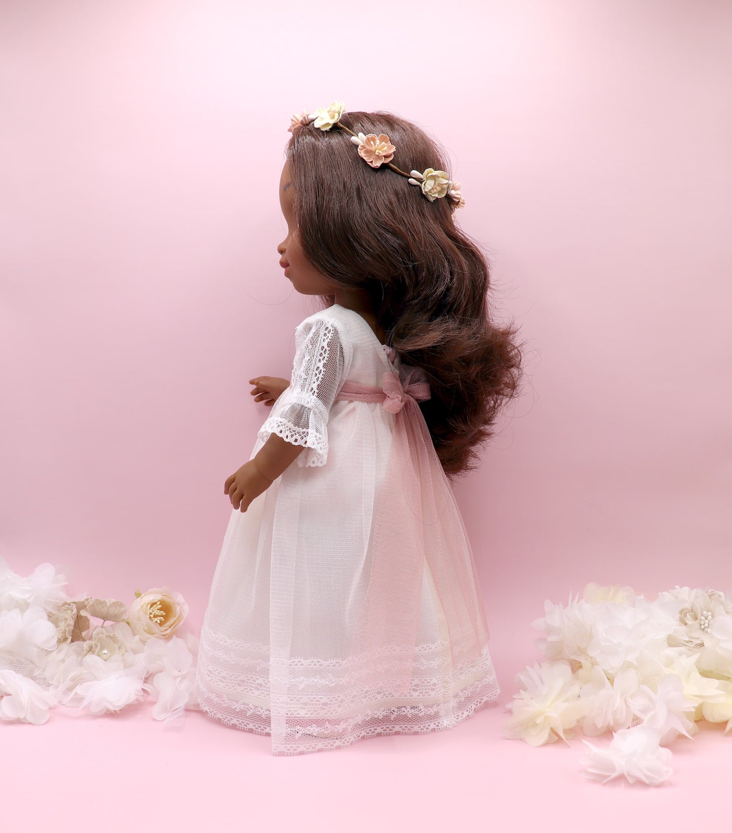 Muñeca de comunión personalizada con vestido Isis