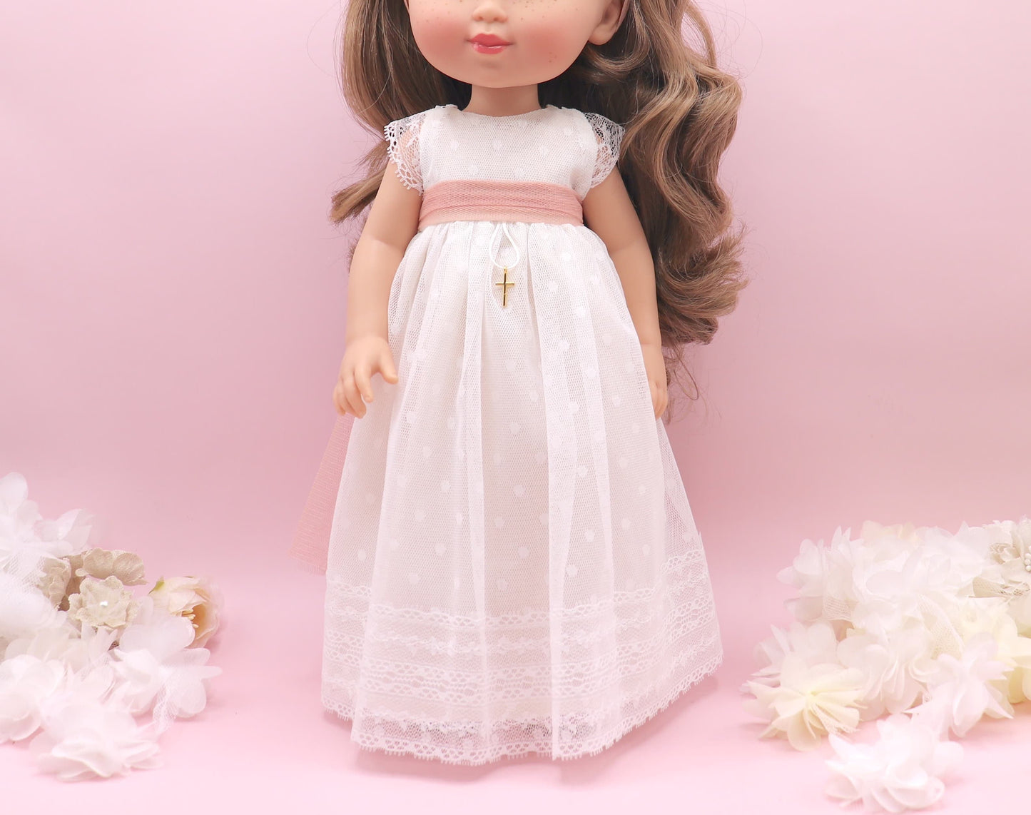 Vestido comunión muñeca JULIA PLUMETI