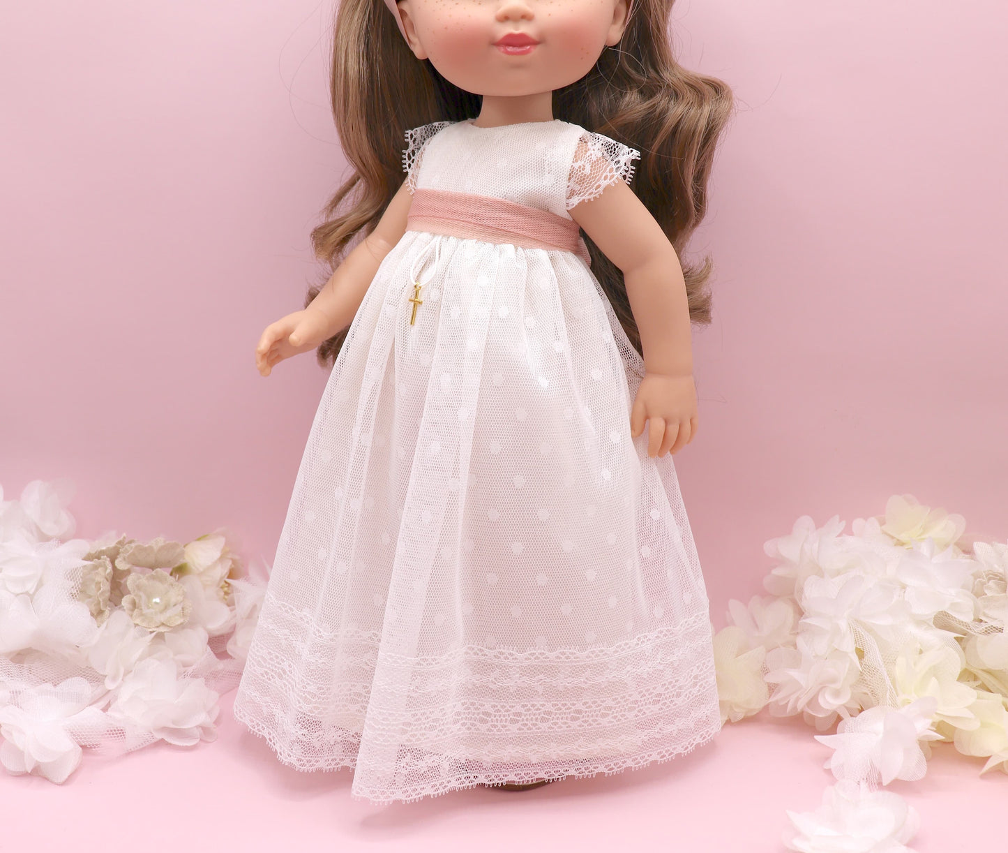 Vestido comunión muñeca JULIA PLUMETI
