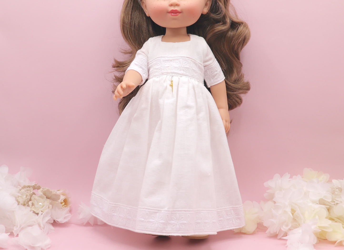 Martha plumeti doll communion dress