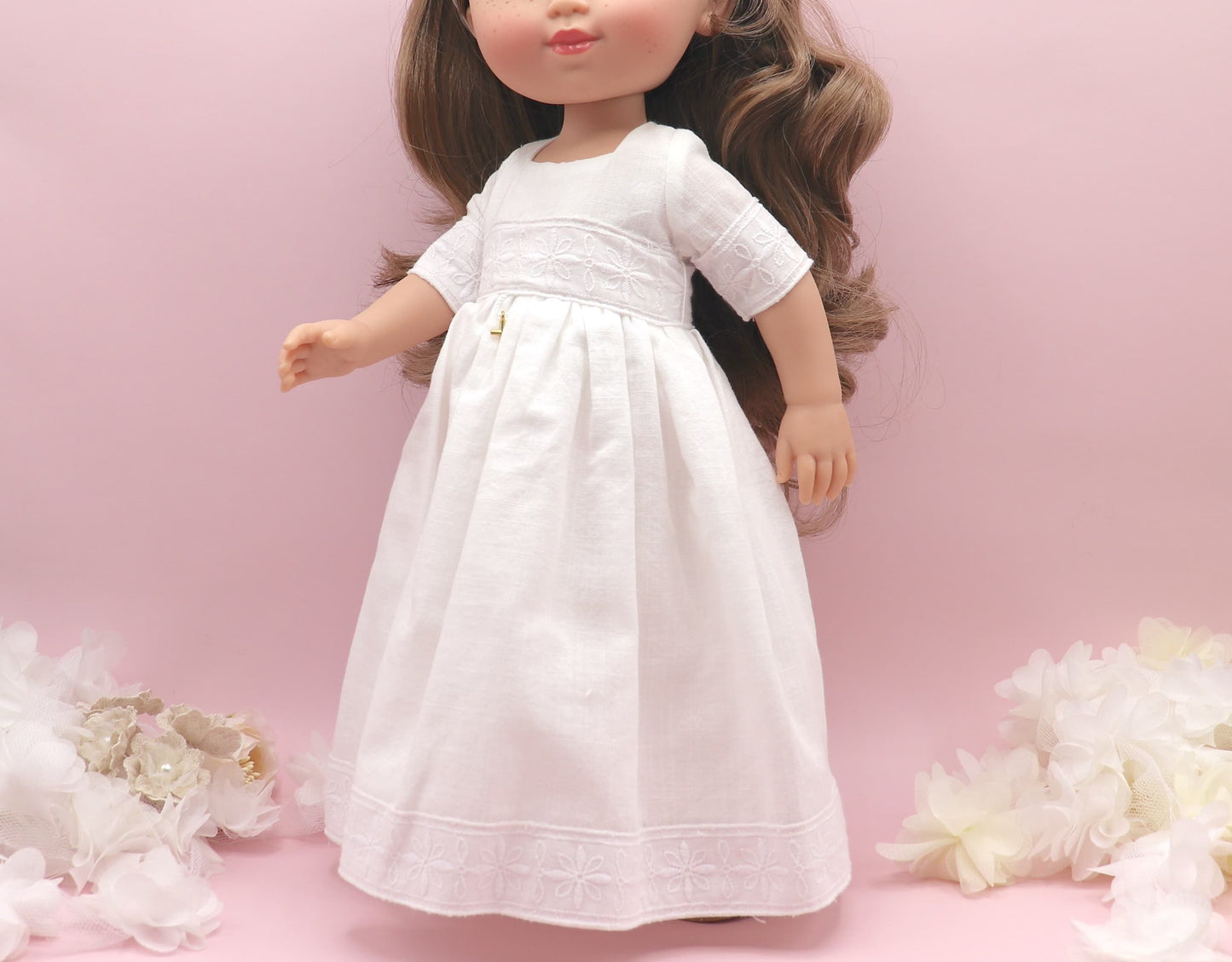 Martha plumeti doll communion dress