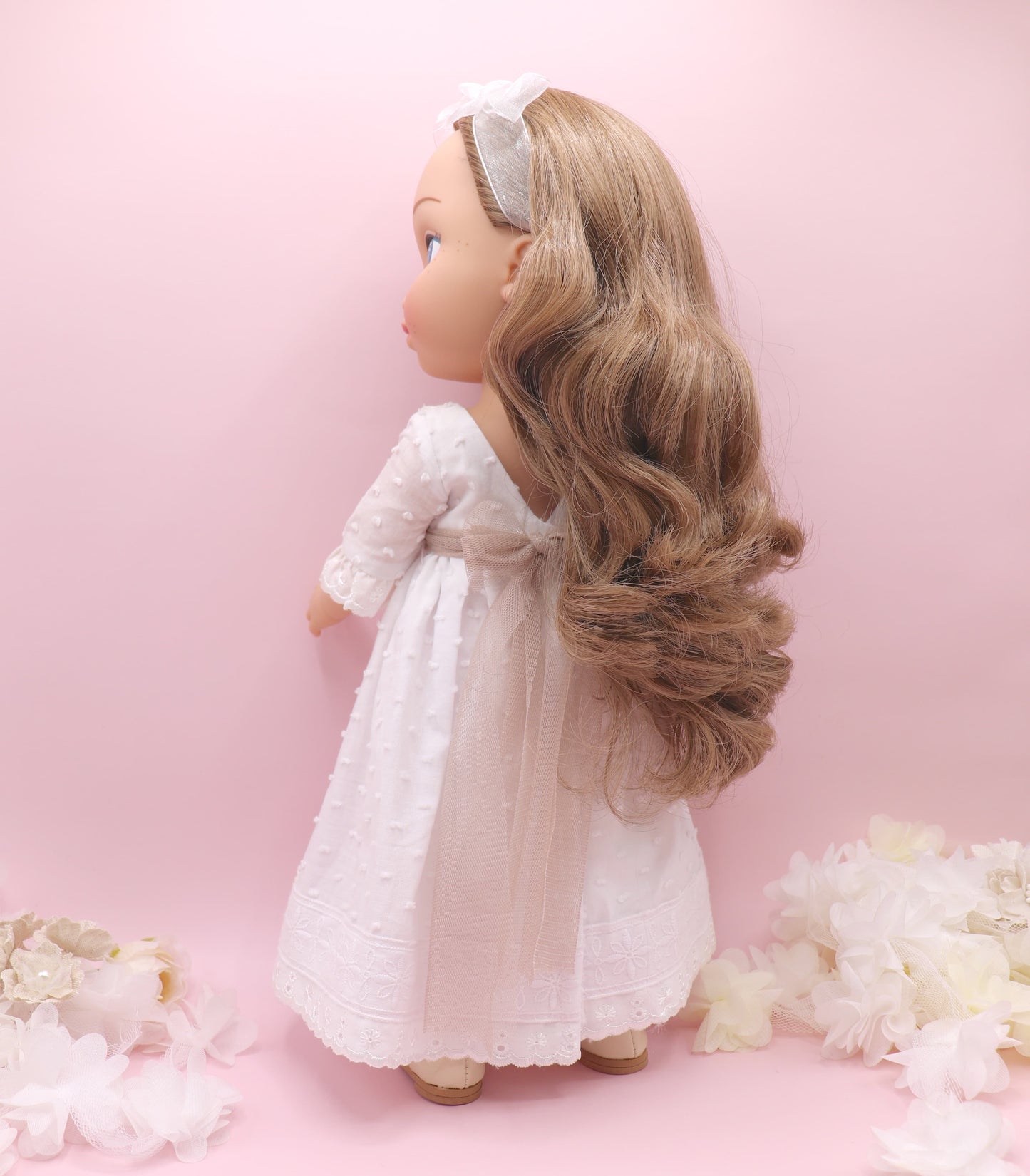Muñeca de comunión personalizada con vestido Chloe PLUMETI