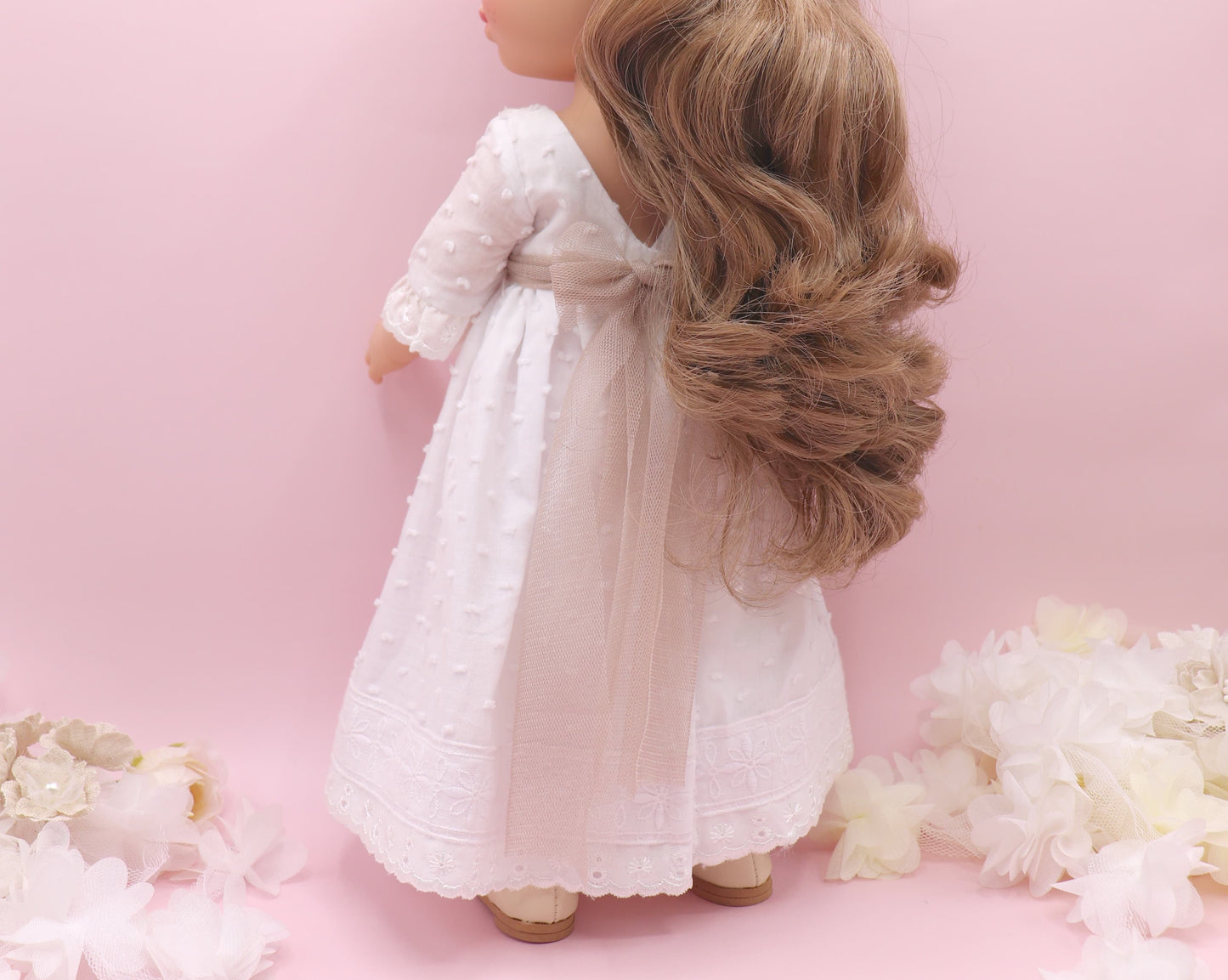 Vestido comunión muñeca Chloe Plumeti