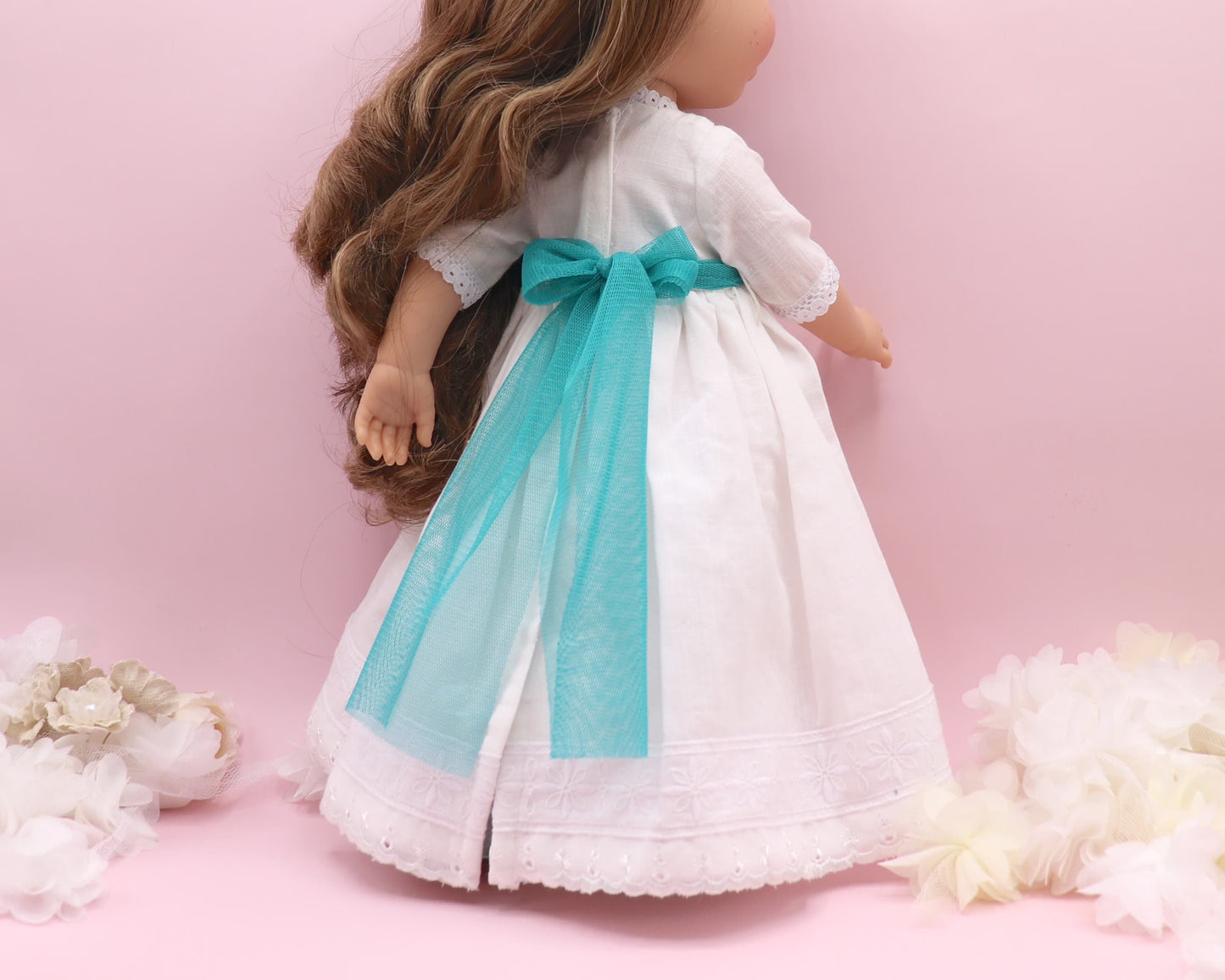 Vestido comunión muñeca Chloe Lino