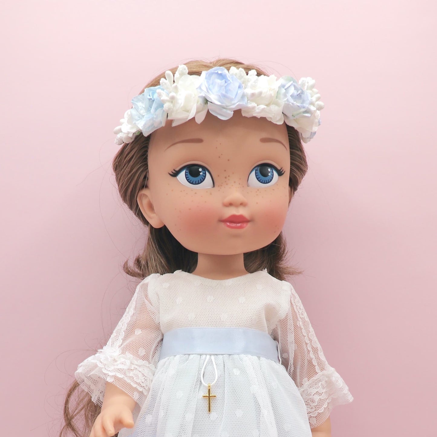 Coronita Iceberg muñeca - Celeste