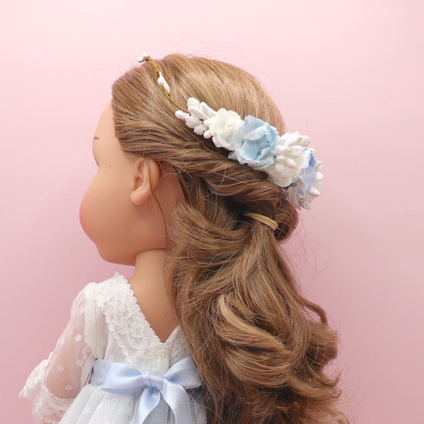 Coronita Iceberg muñeca - Celeste
