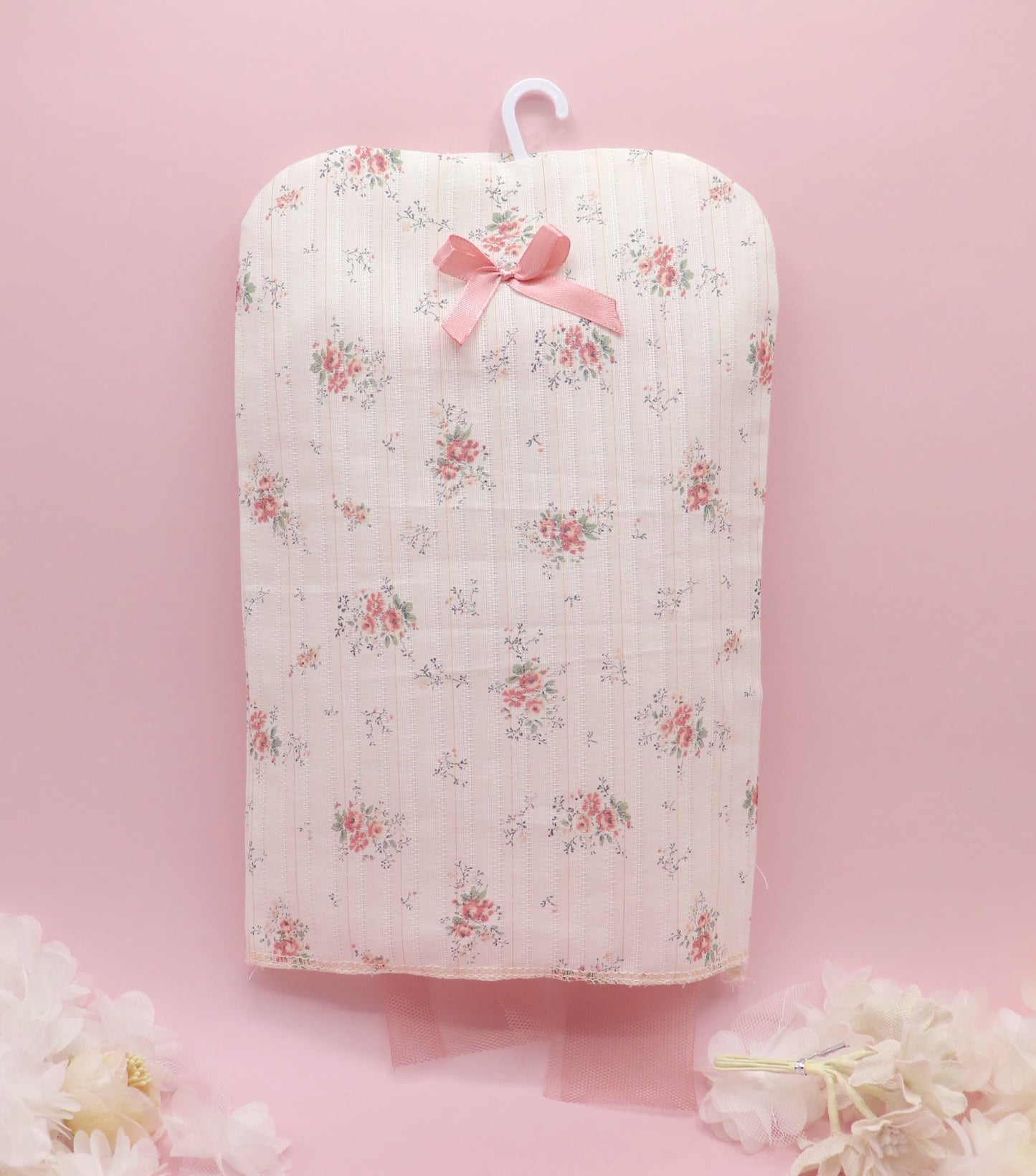 Funda con percha para vestido de comunión de muñeca