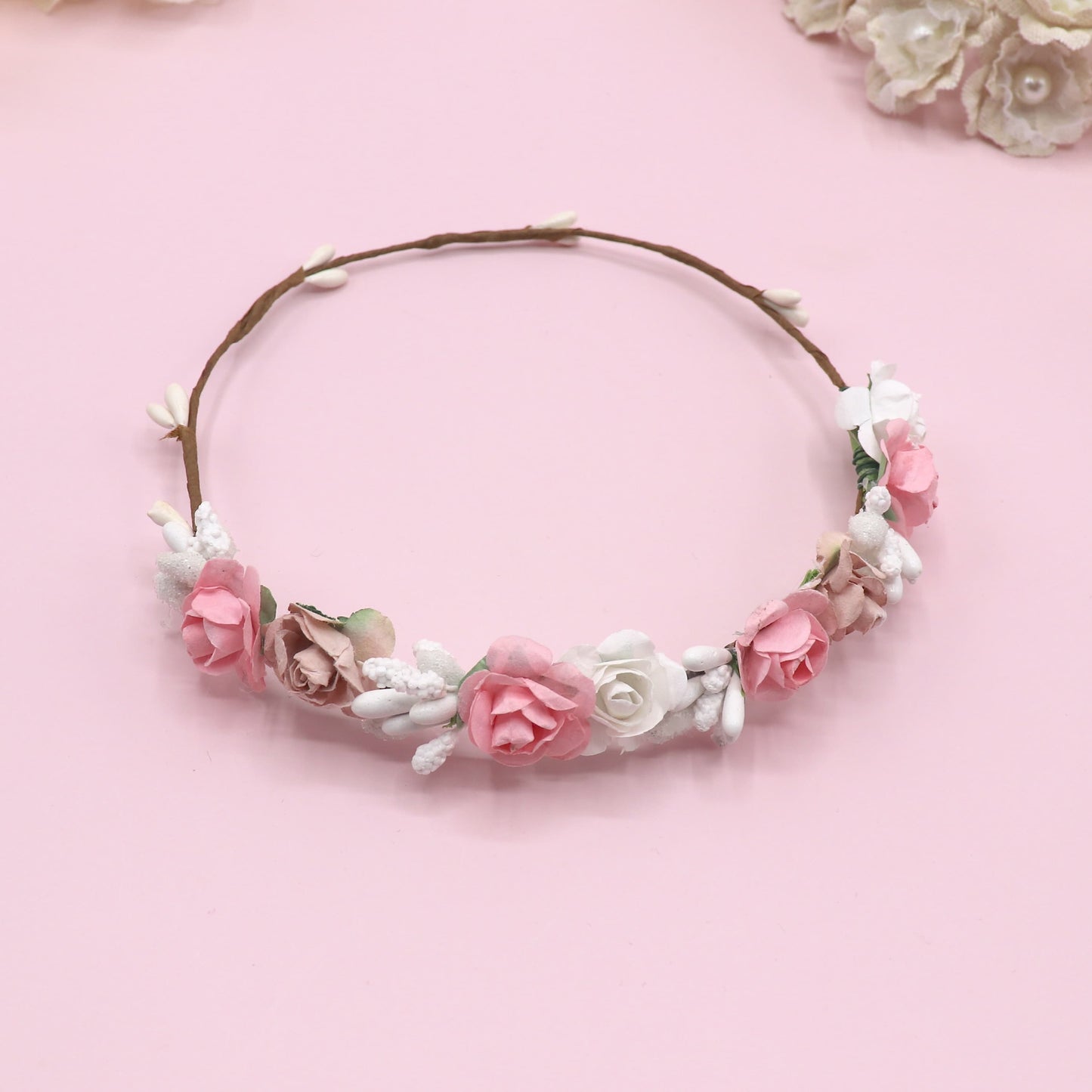 Coronita ROMANA muñeca - Rosa