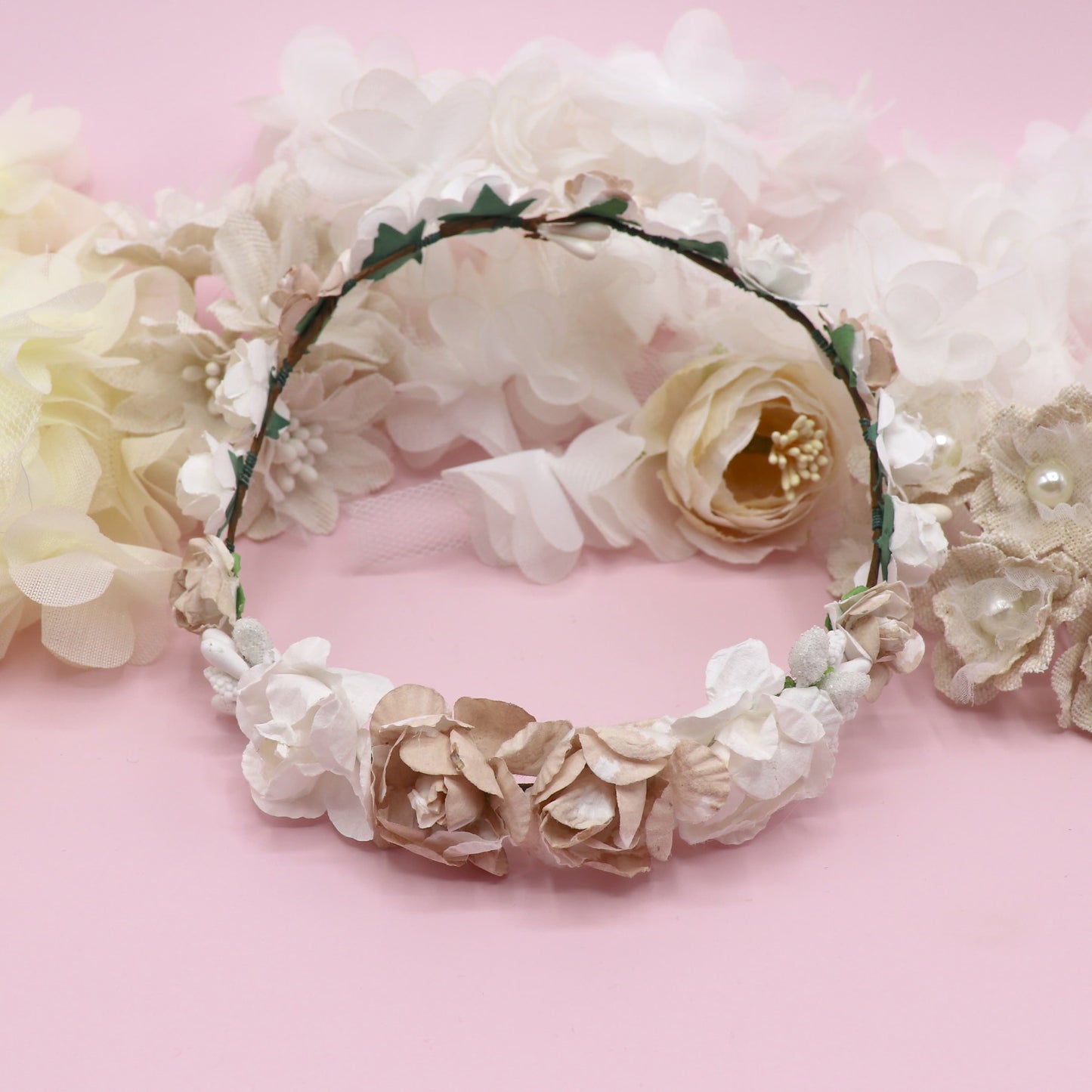 LADY doll crown - Aqua green