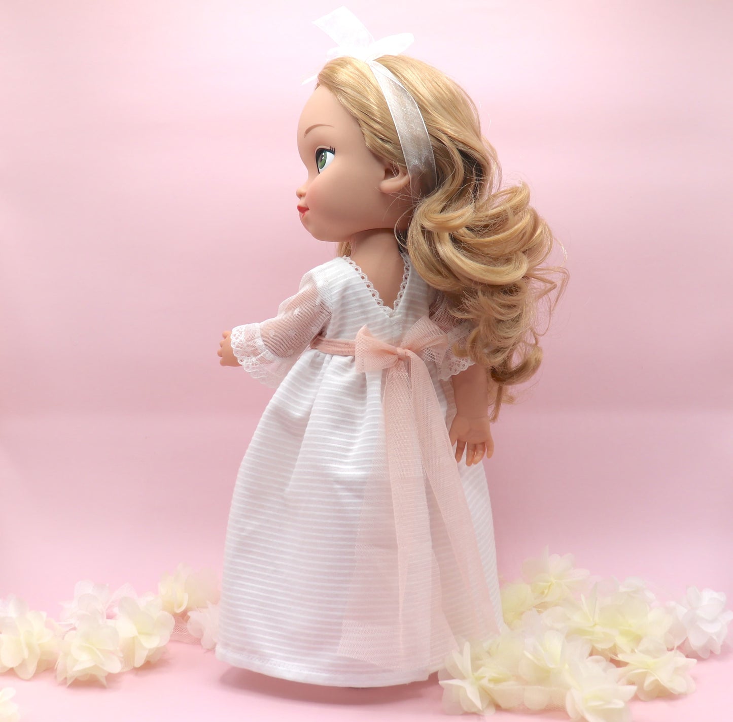 Boneca de comunhão personalizada com vestido otomano Victoria