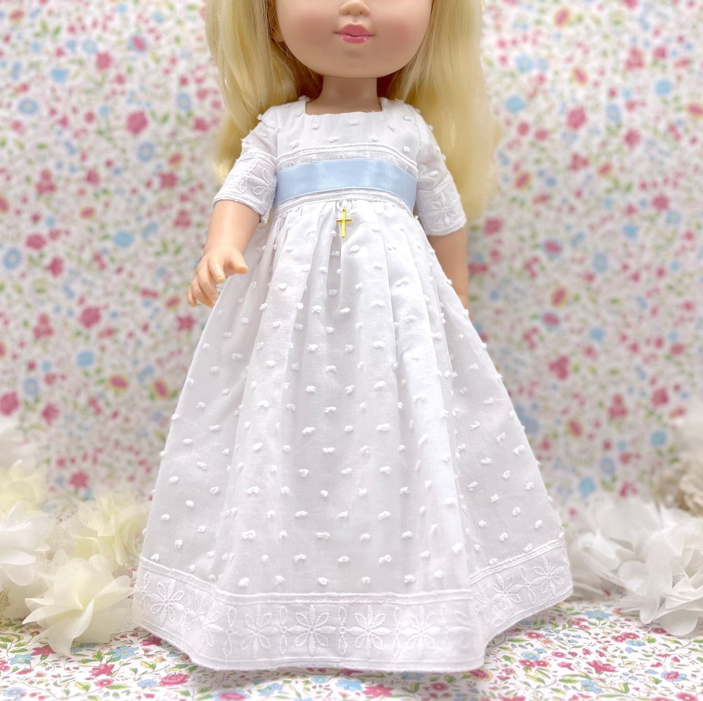 Martha plumeti doll communion dress