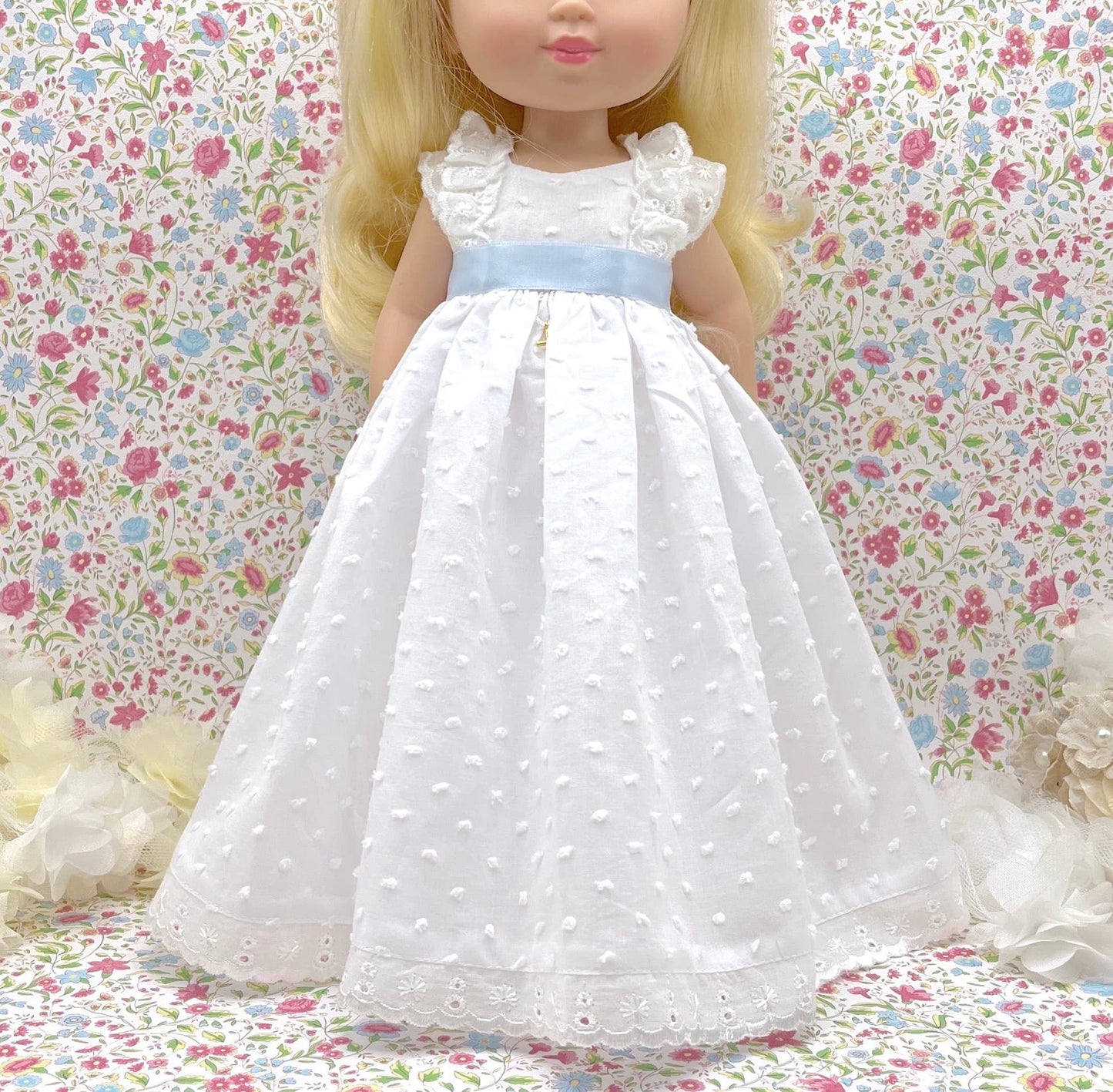 Brigitte plumeti doll communion dress
