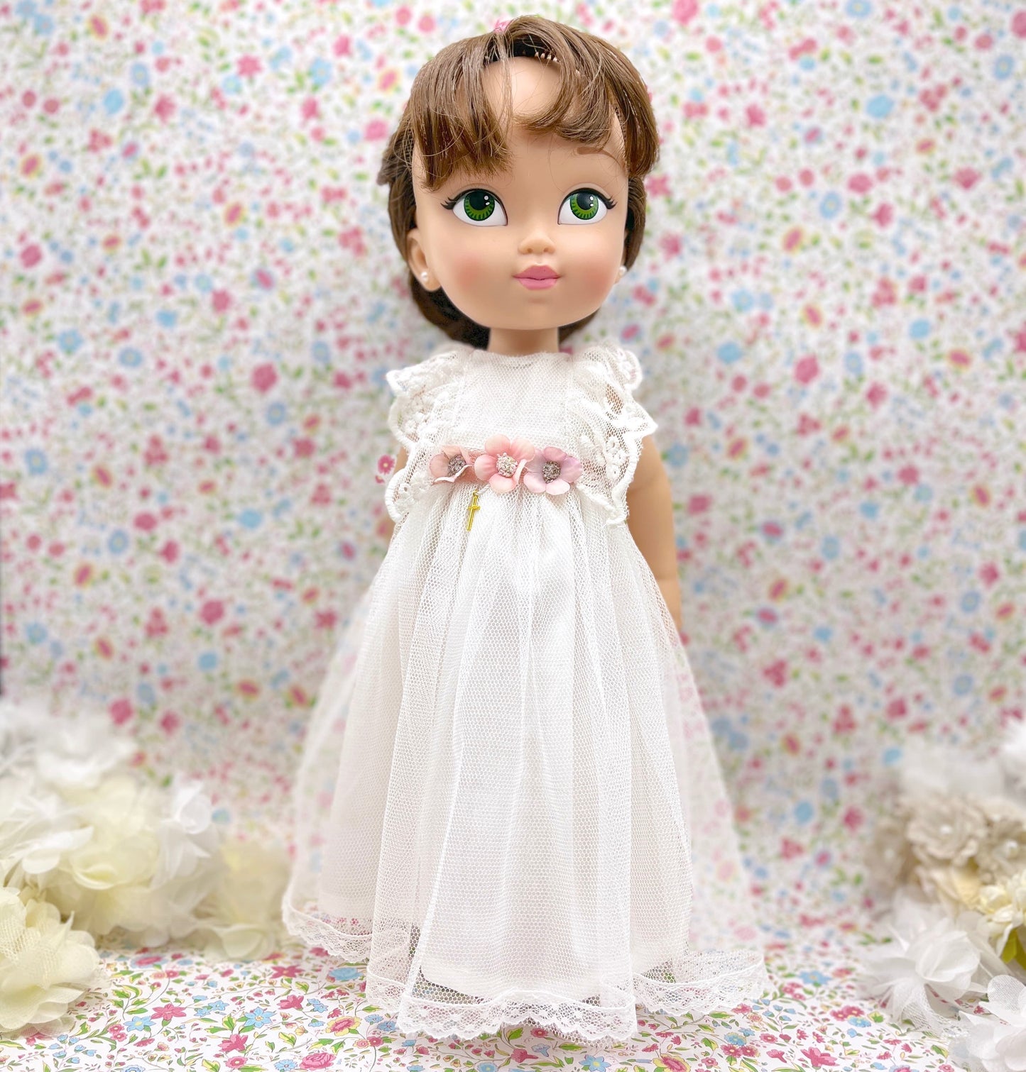 Muñeca de comunión personalizada con vestido Audrey