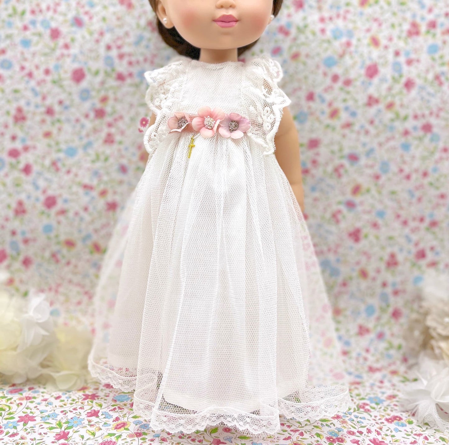 Vestido comunión muñeca Audrey