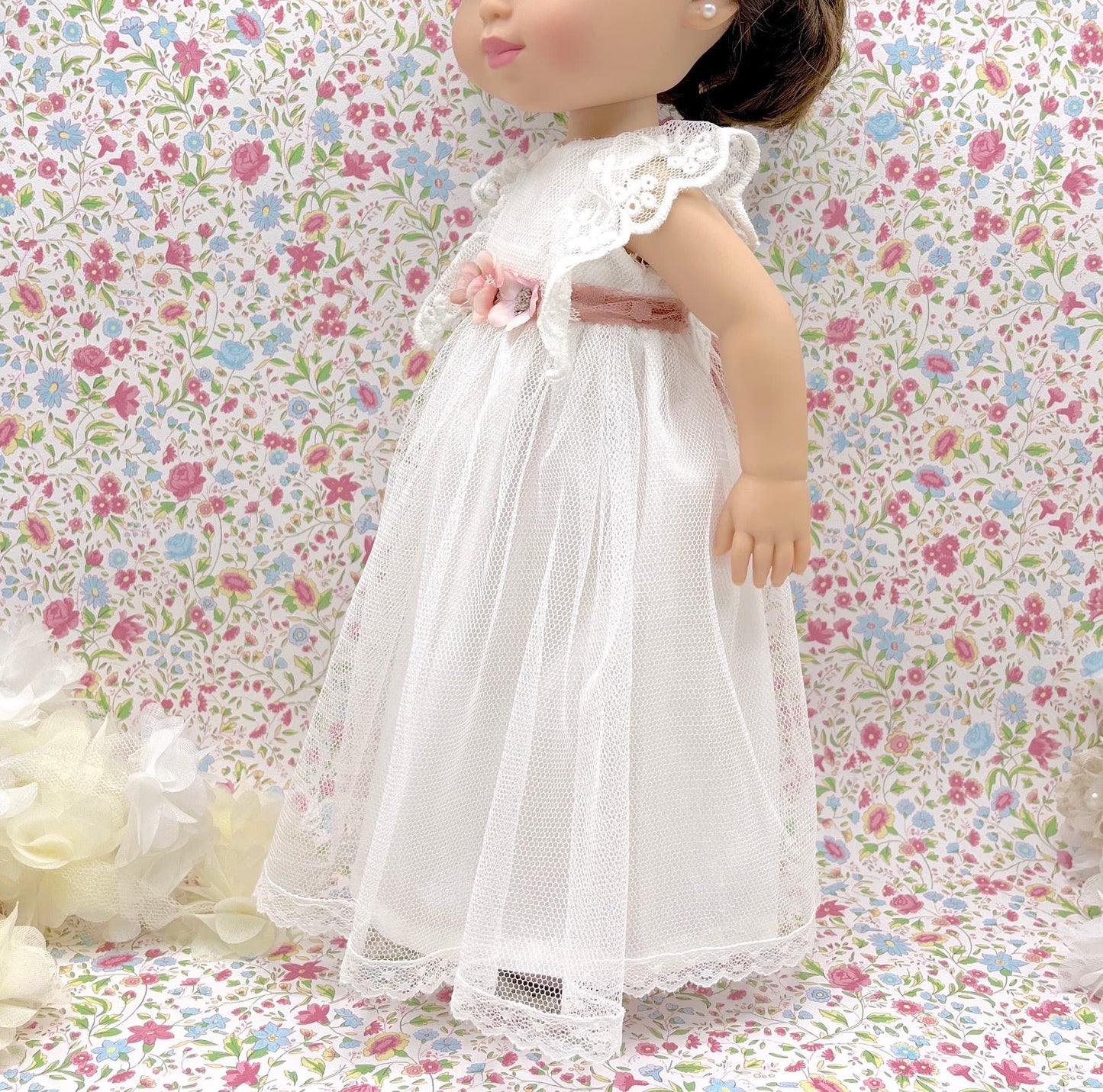 Vestido comunión muñeca Audrey