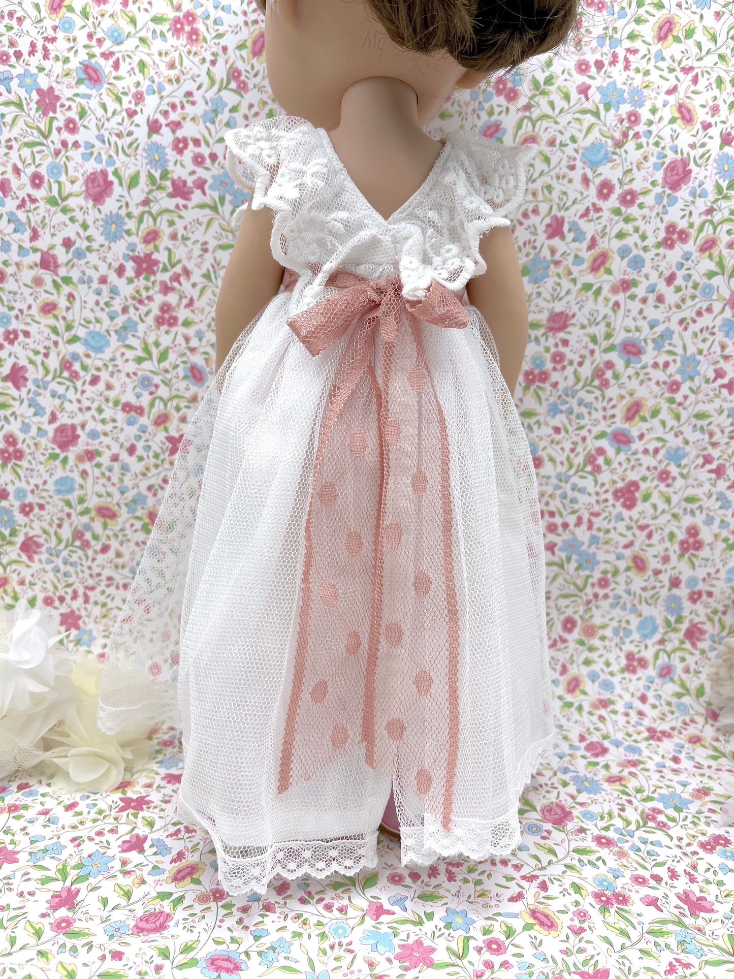 Vestido comunión muñeca Audrey